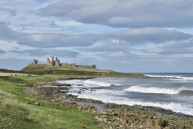 Dunstanburgh Castle from Craster