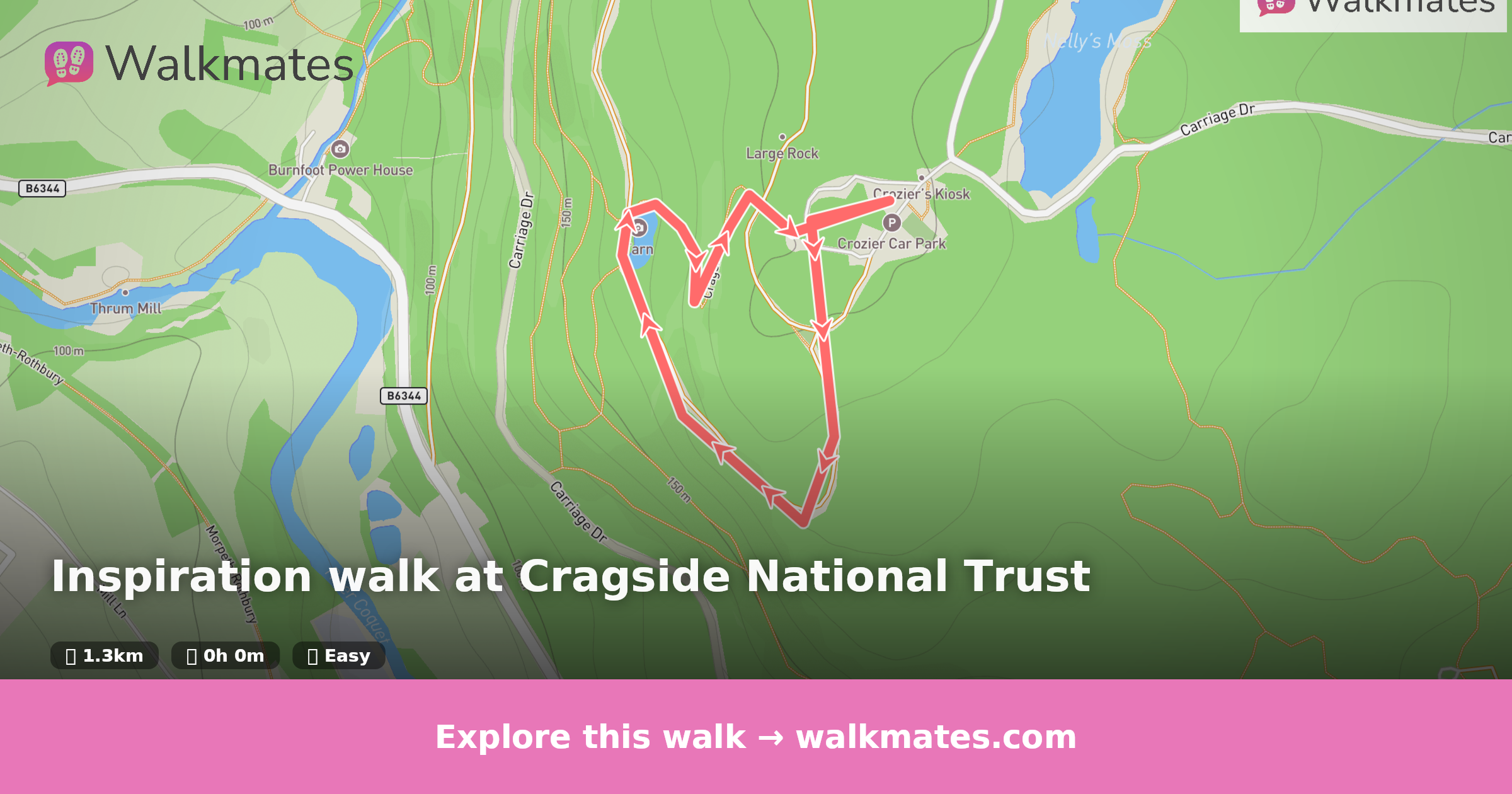 Inspiration walk at Cragside National Trust