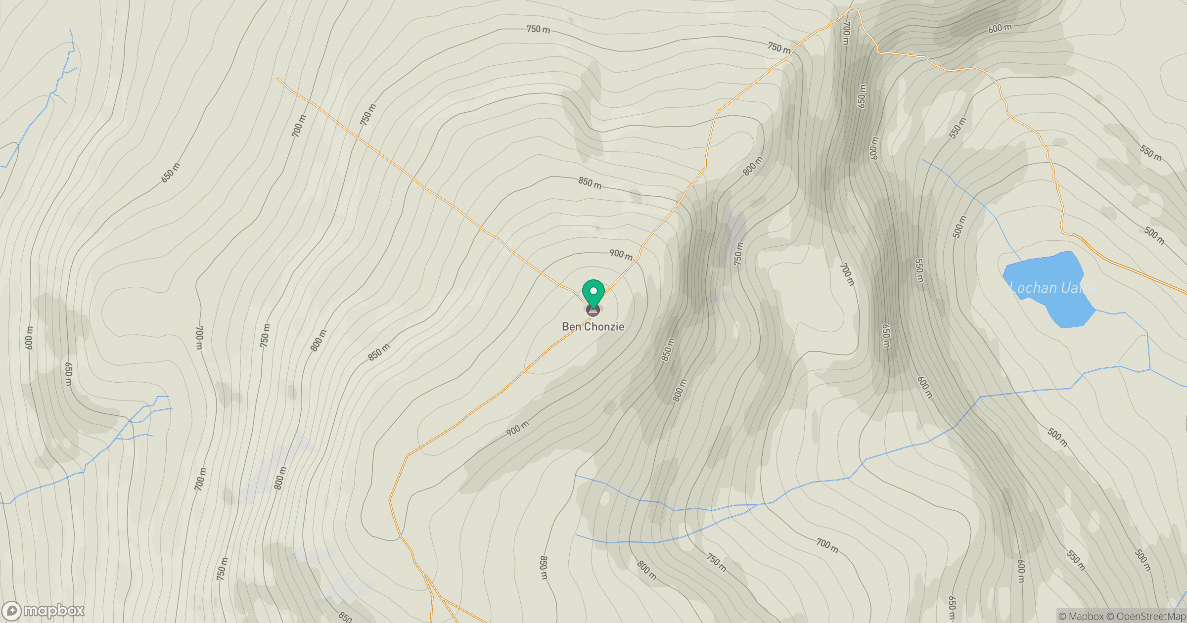 Ben Chonzie location map