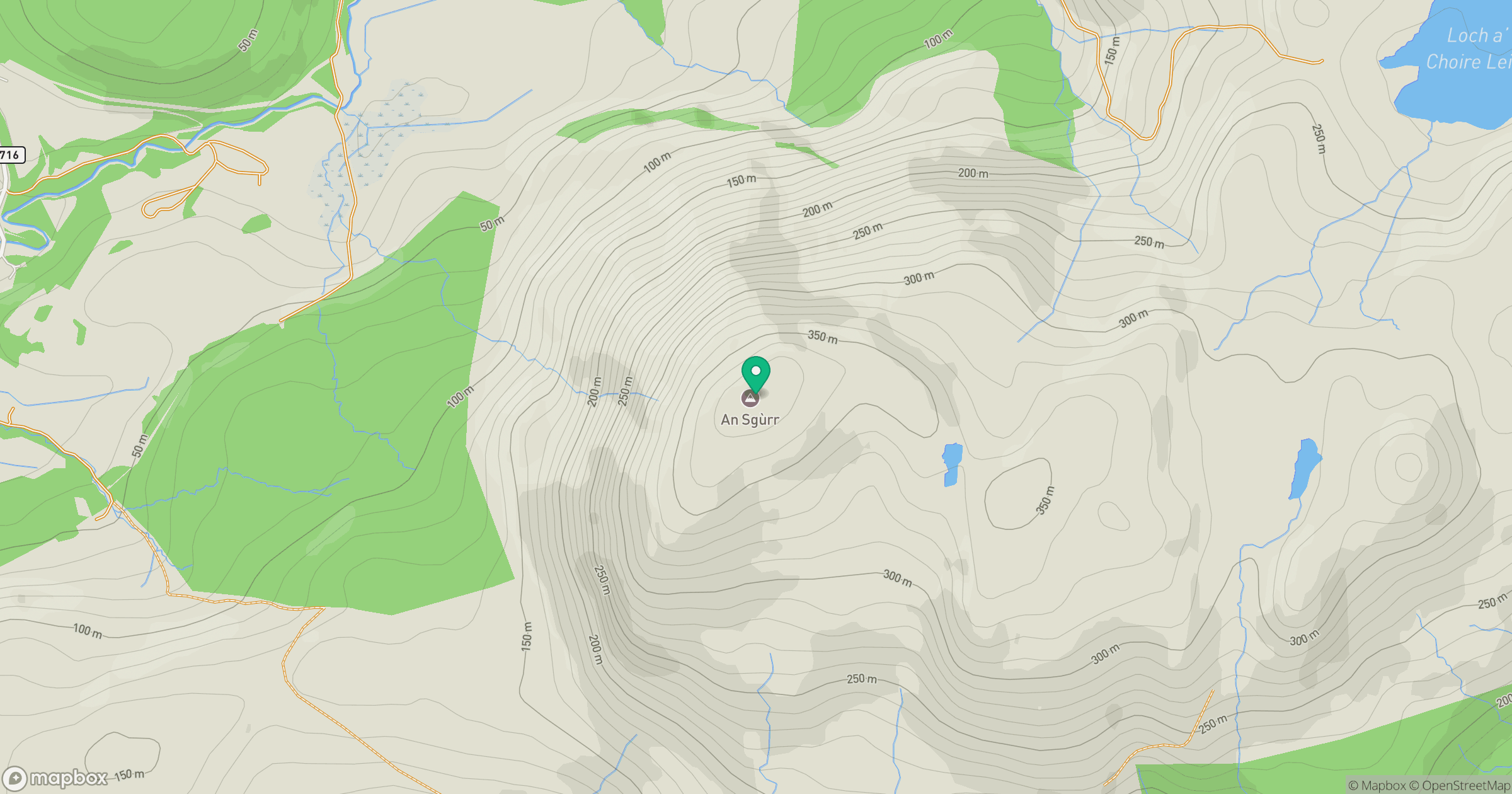 An Sgurr location map