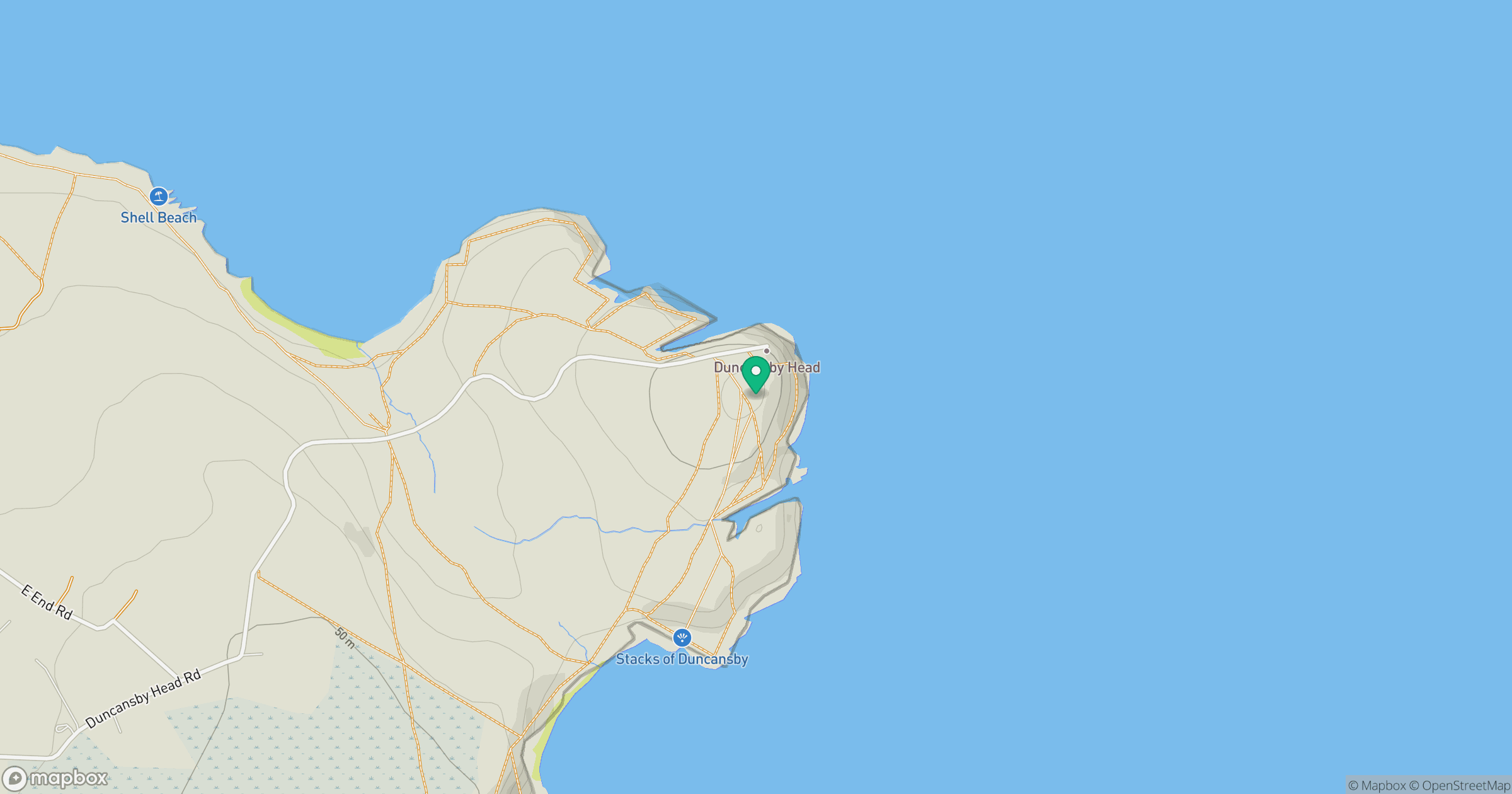Duncansby Head location map