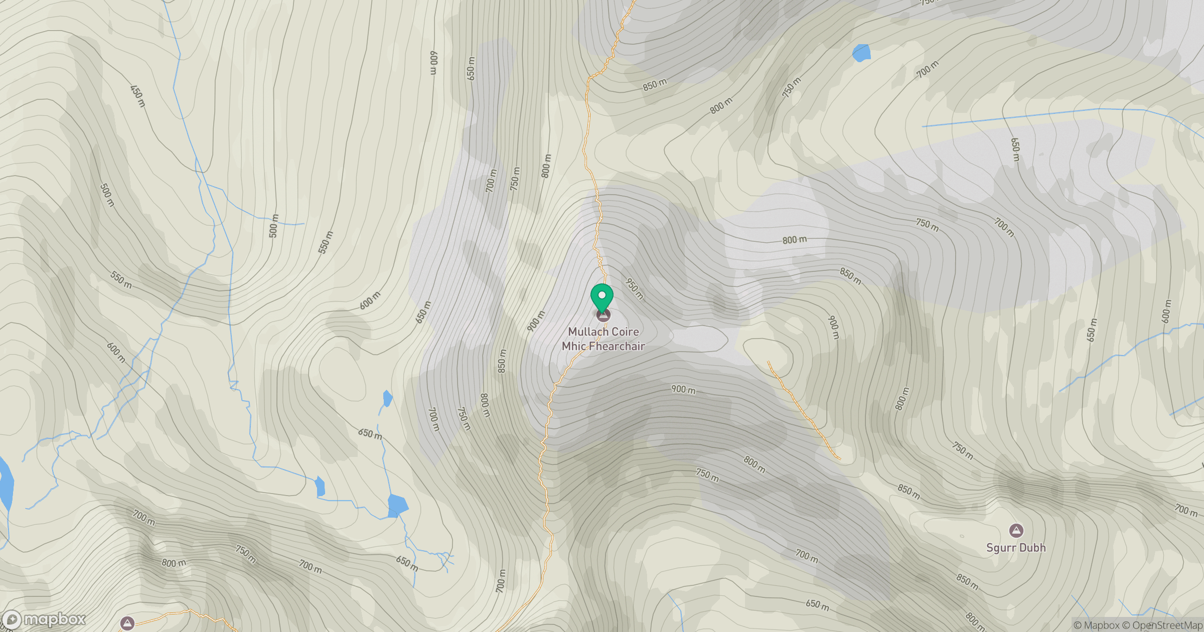 Mullach Coire Mhic Fhearchair location map