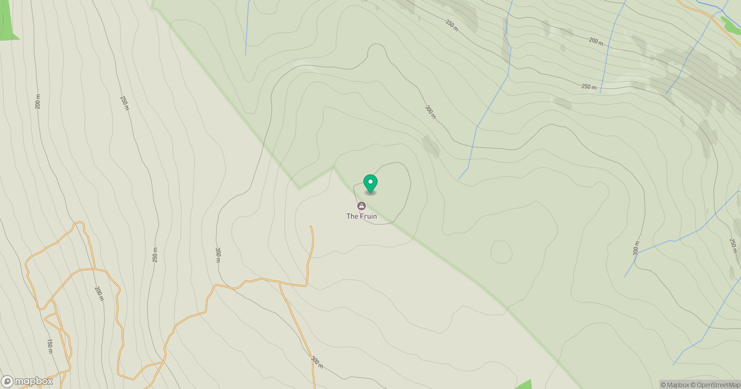 The Fruin location map