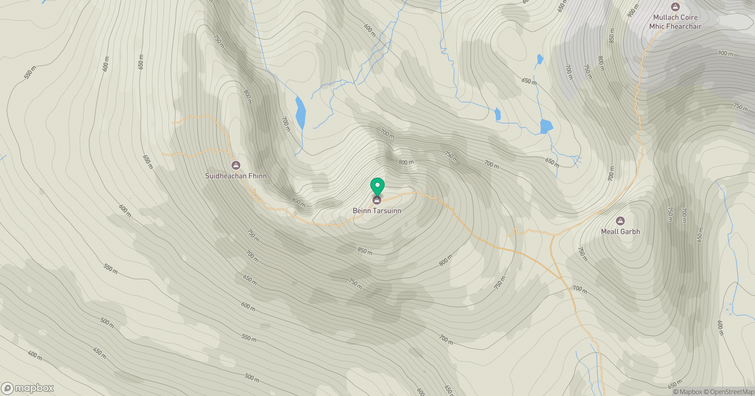 Beinn Tarsuinn location map