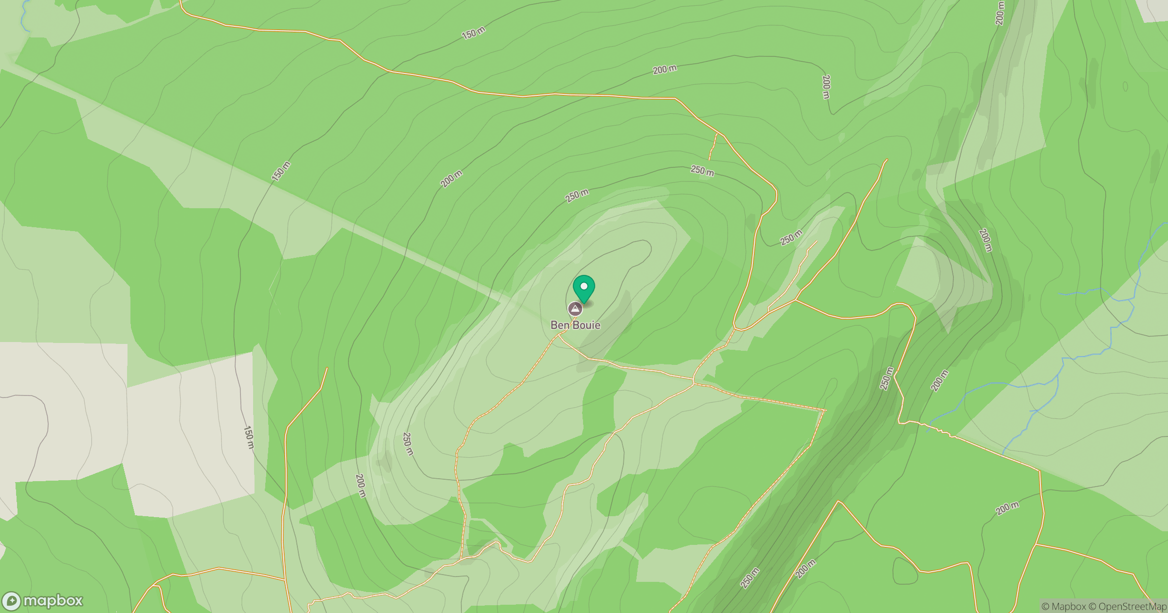 Ben Bowie location map