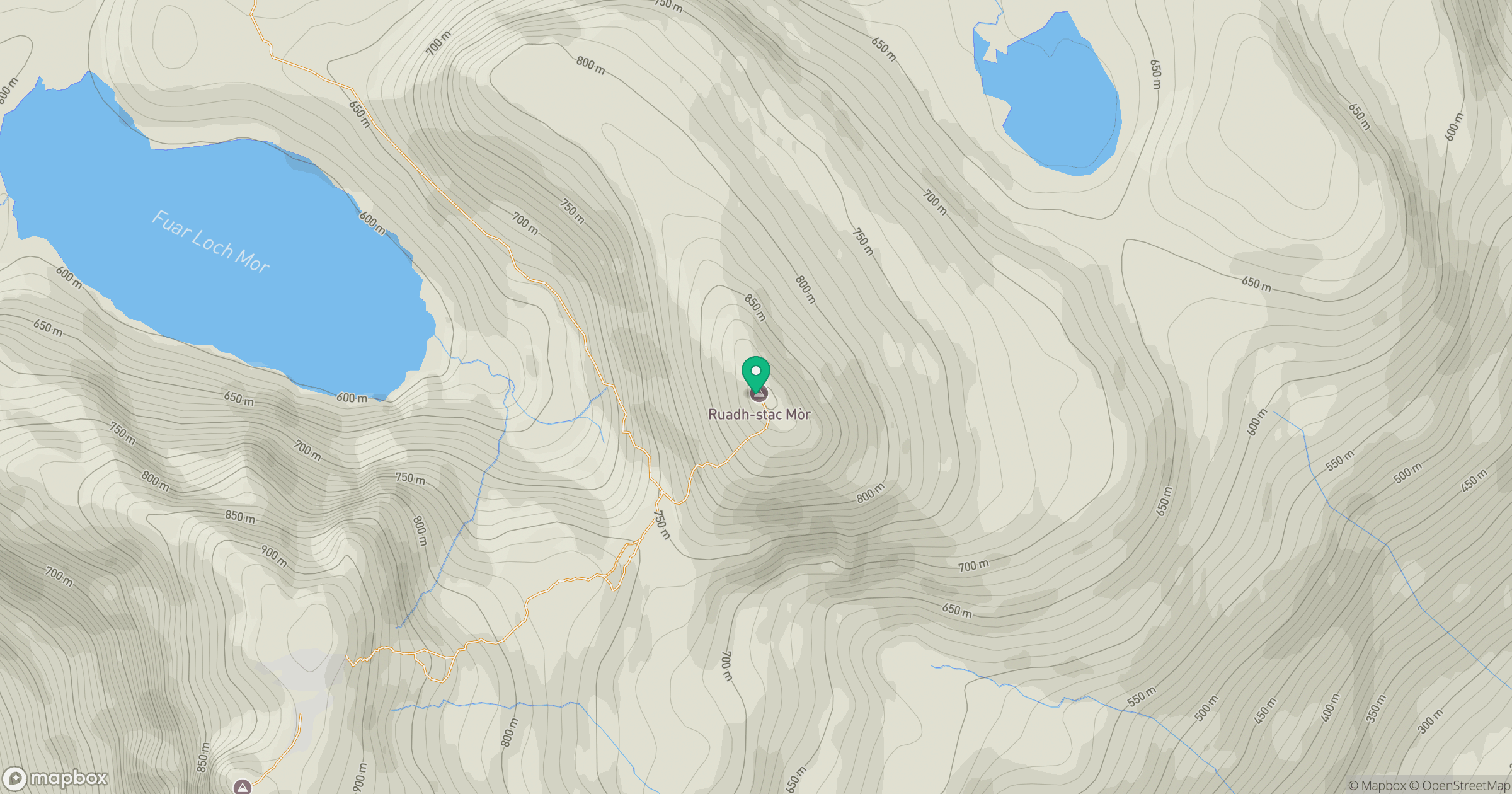 Ruadh Stac Mor location map