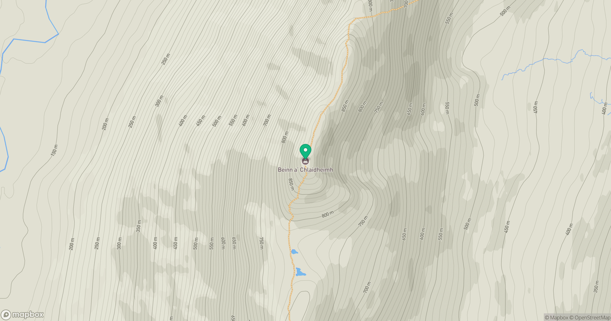 Beinn a' Chlaidheimh location map