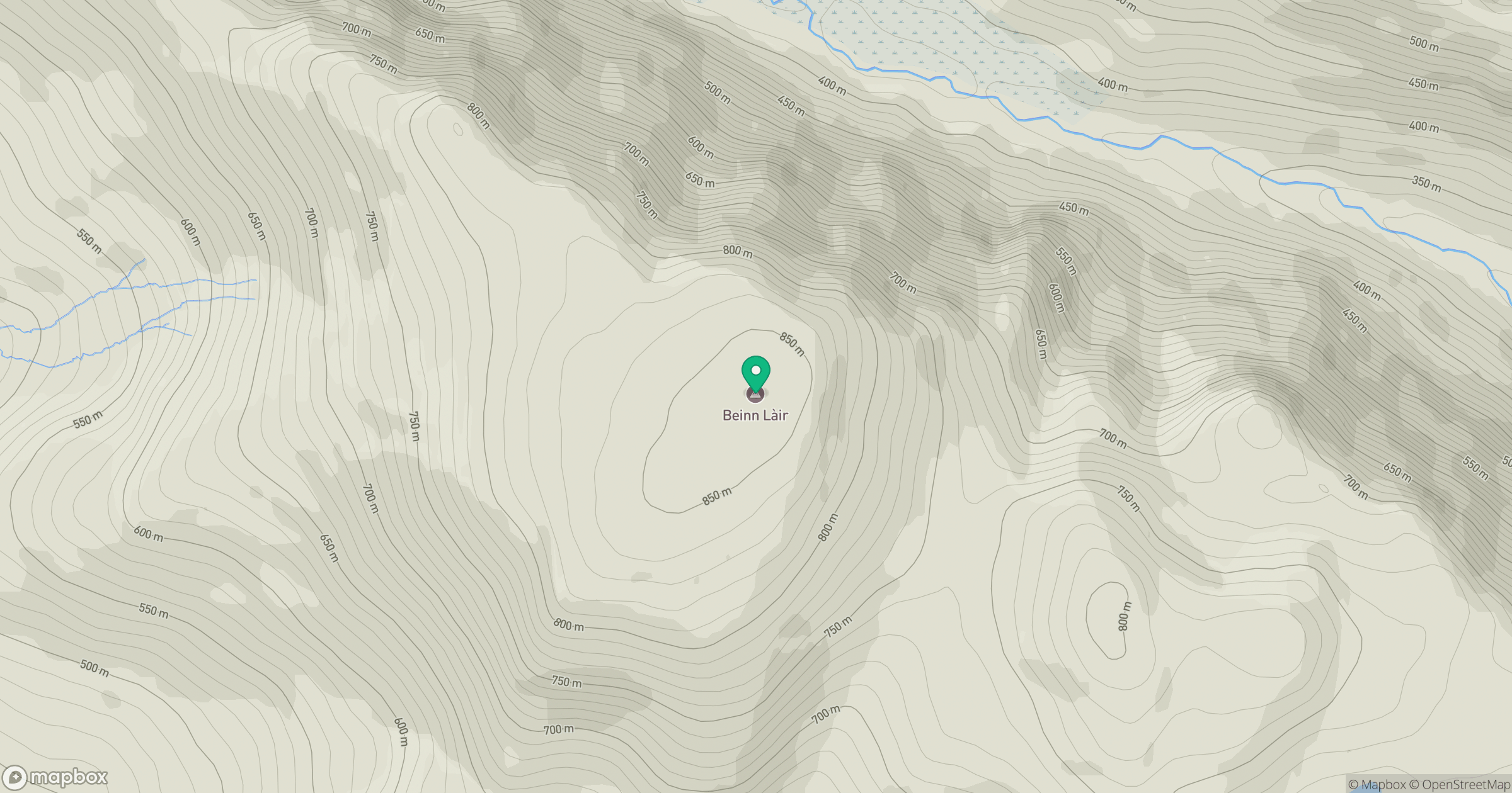 Beinn Lair location map