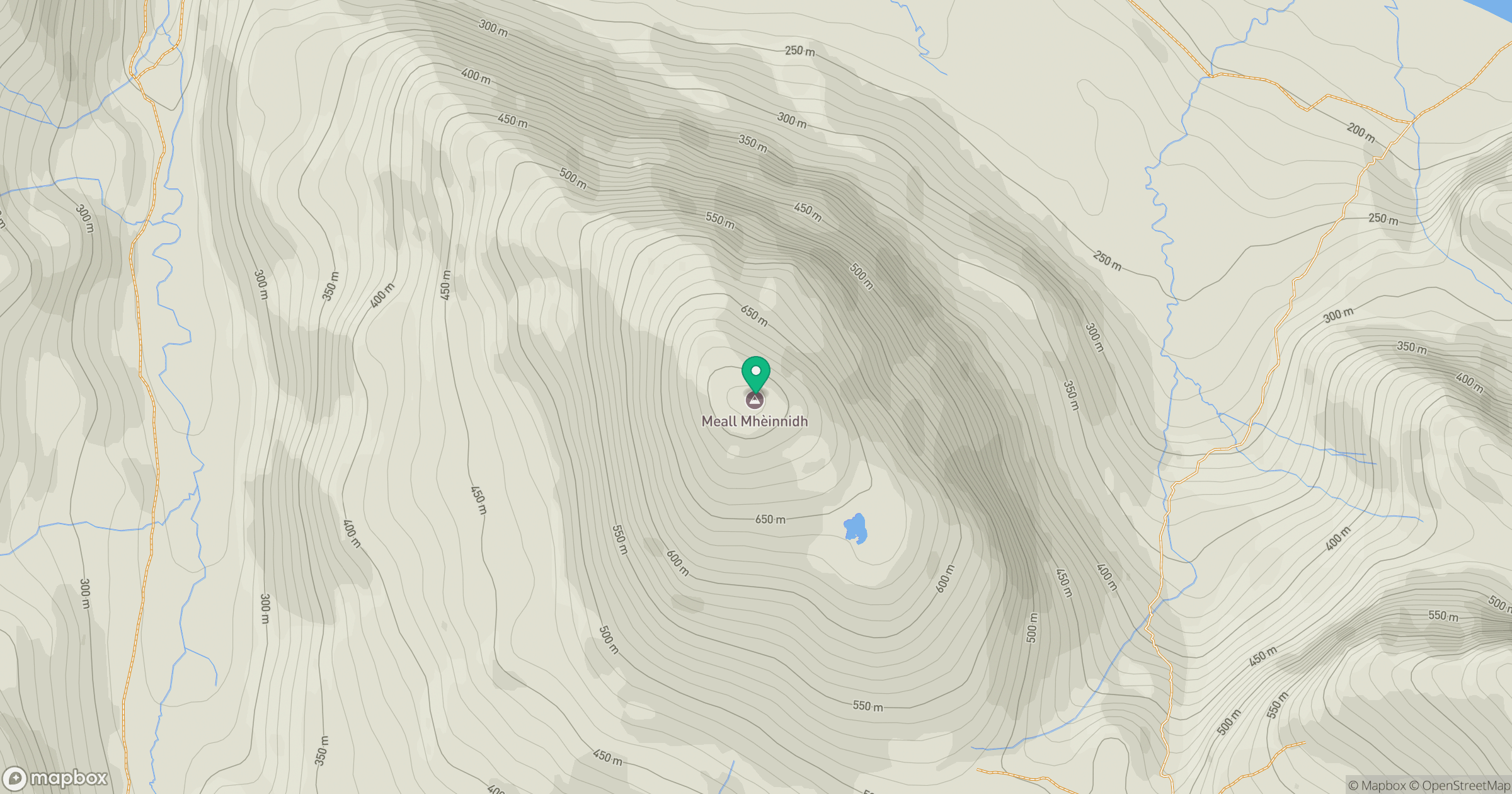 Meall Mheinnidh location map