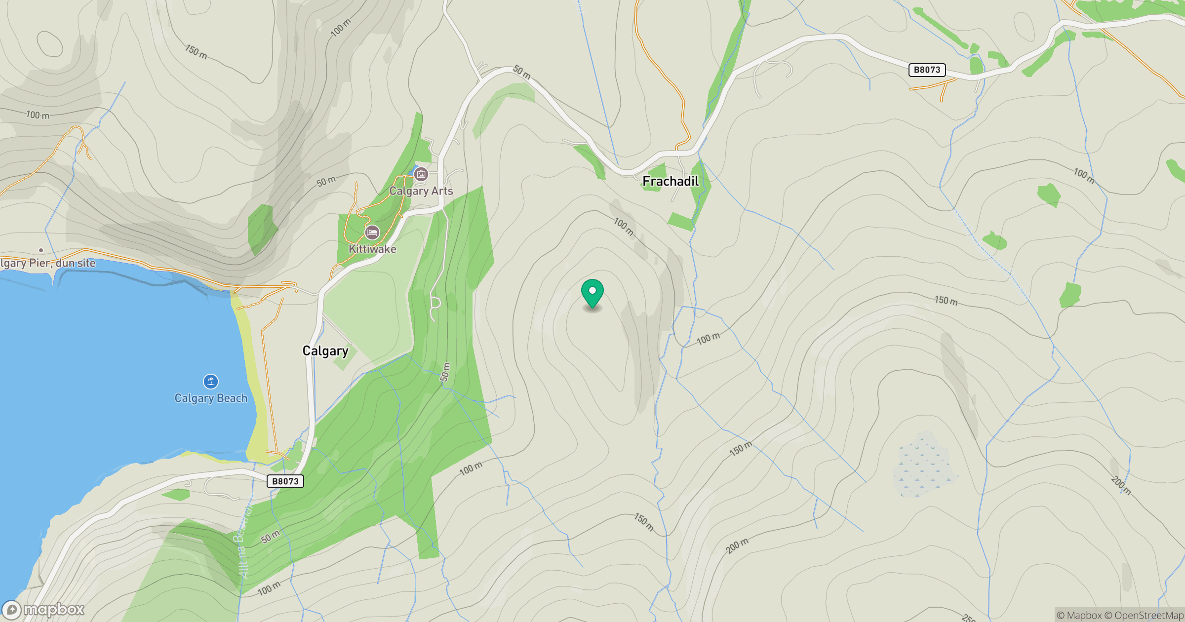 Cnoc Calgary location map