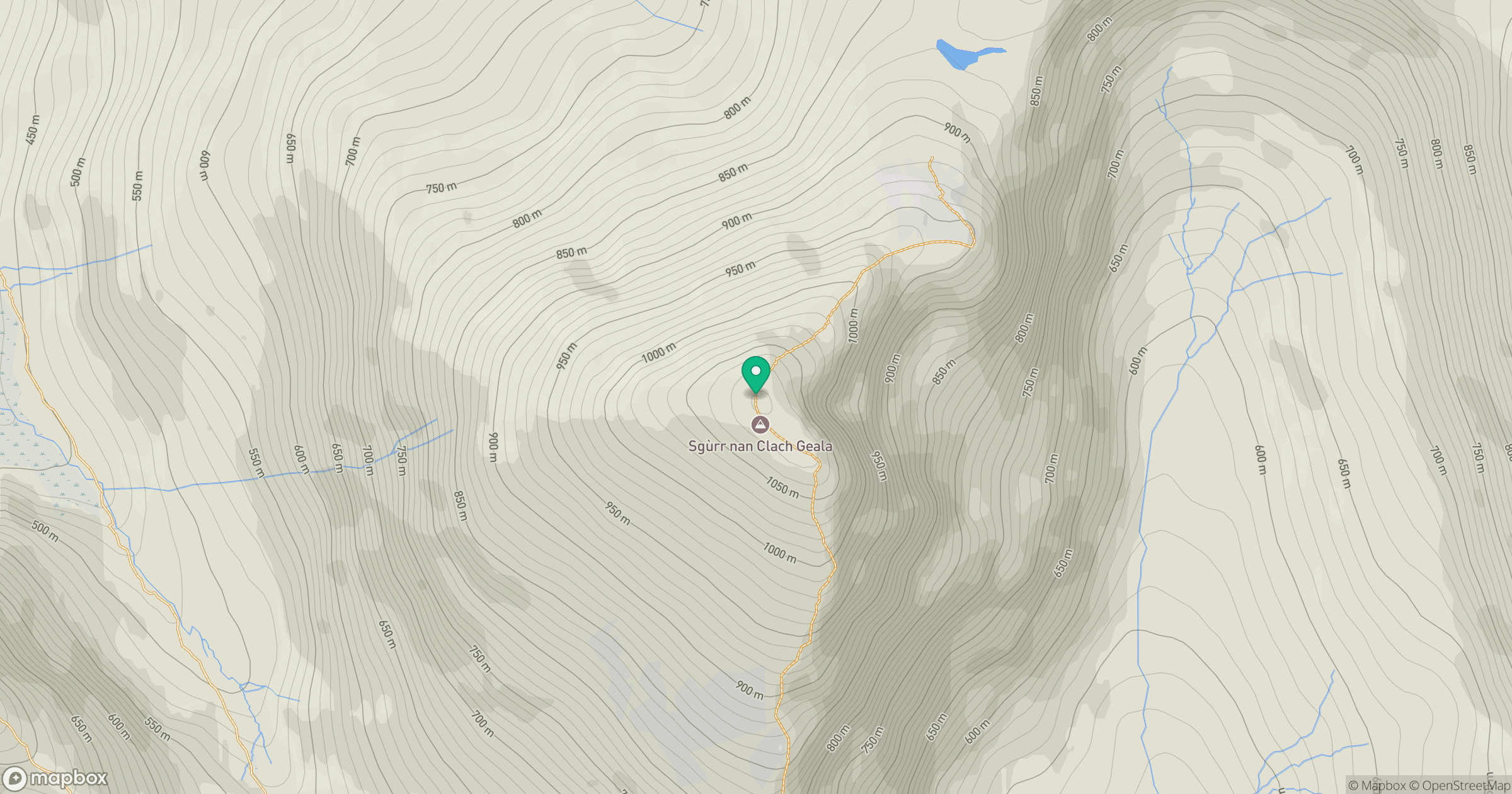 Sgurr nan Clach Geala location map