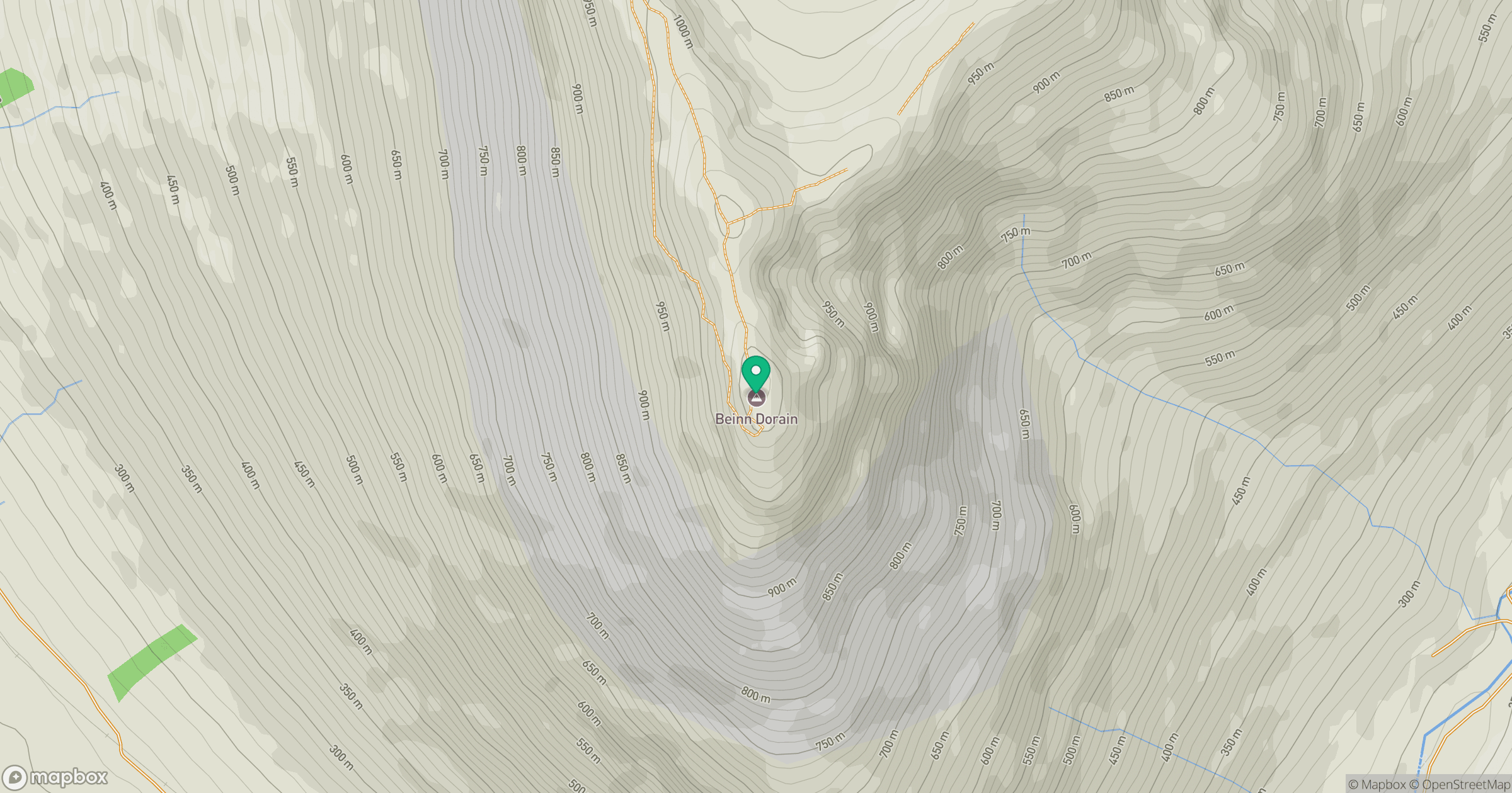 Beinn Dorain location map