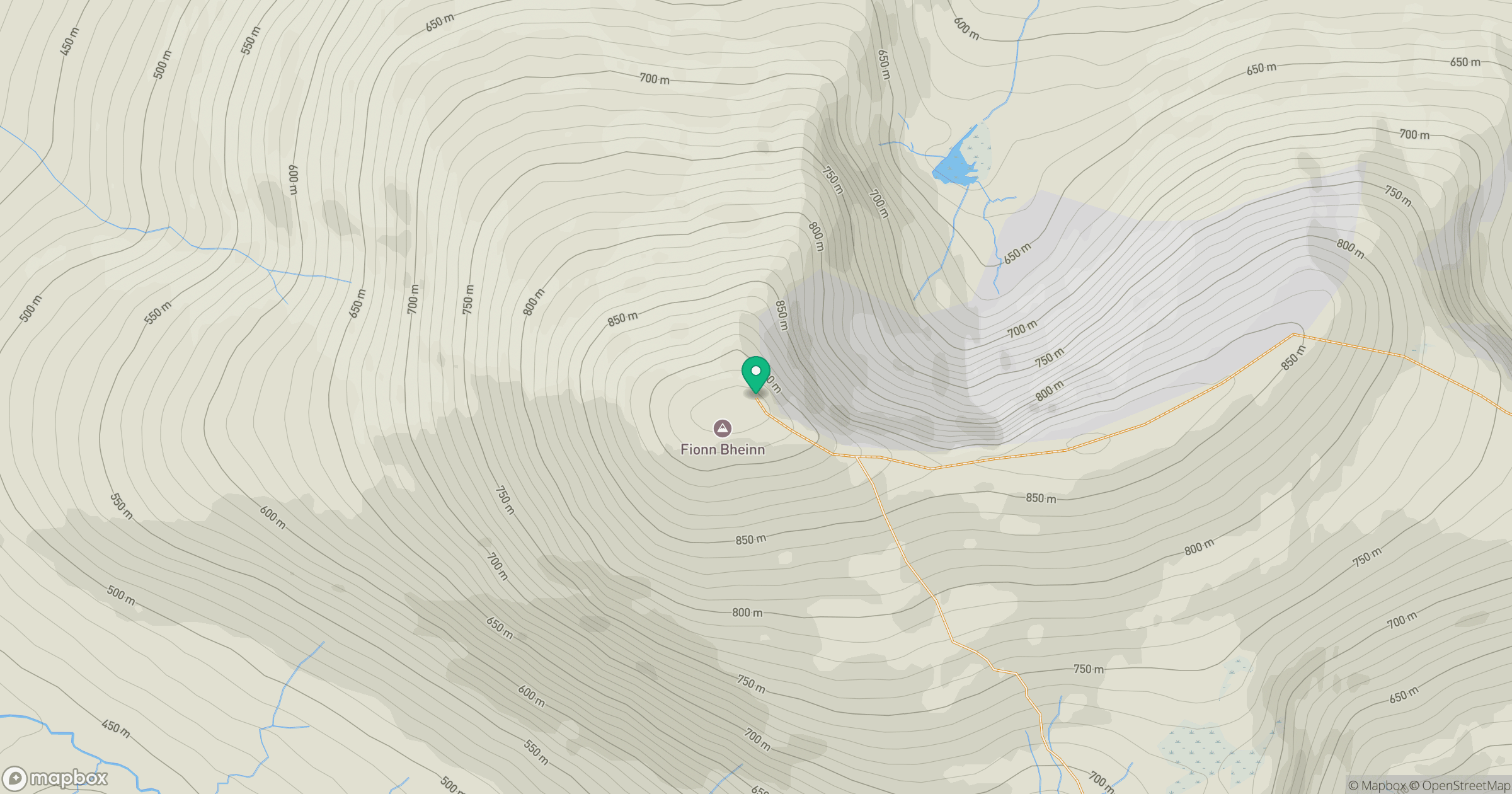 Fionn Bheinn location map
