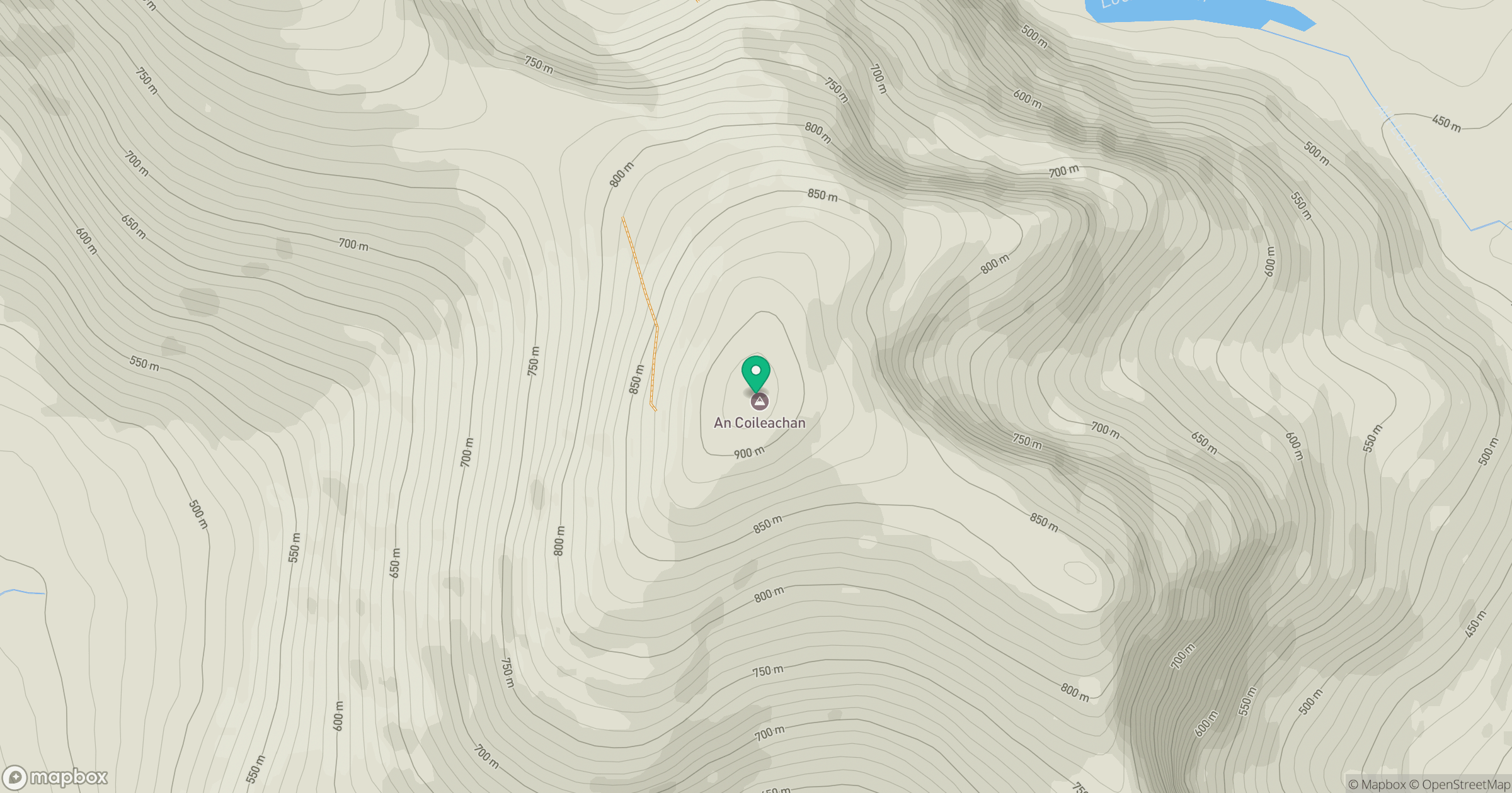 An Coileachan location map