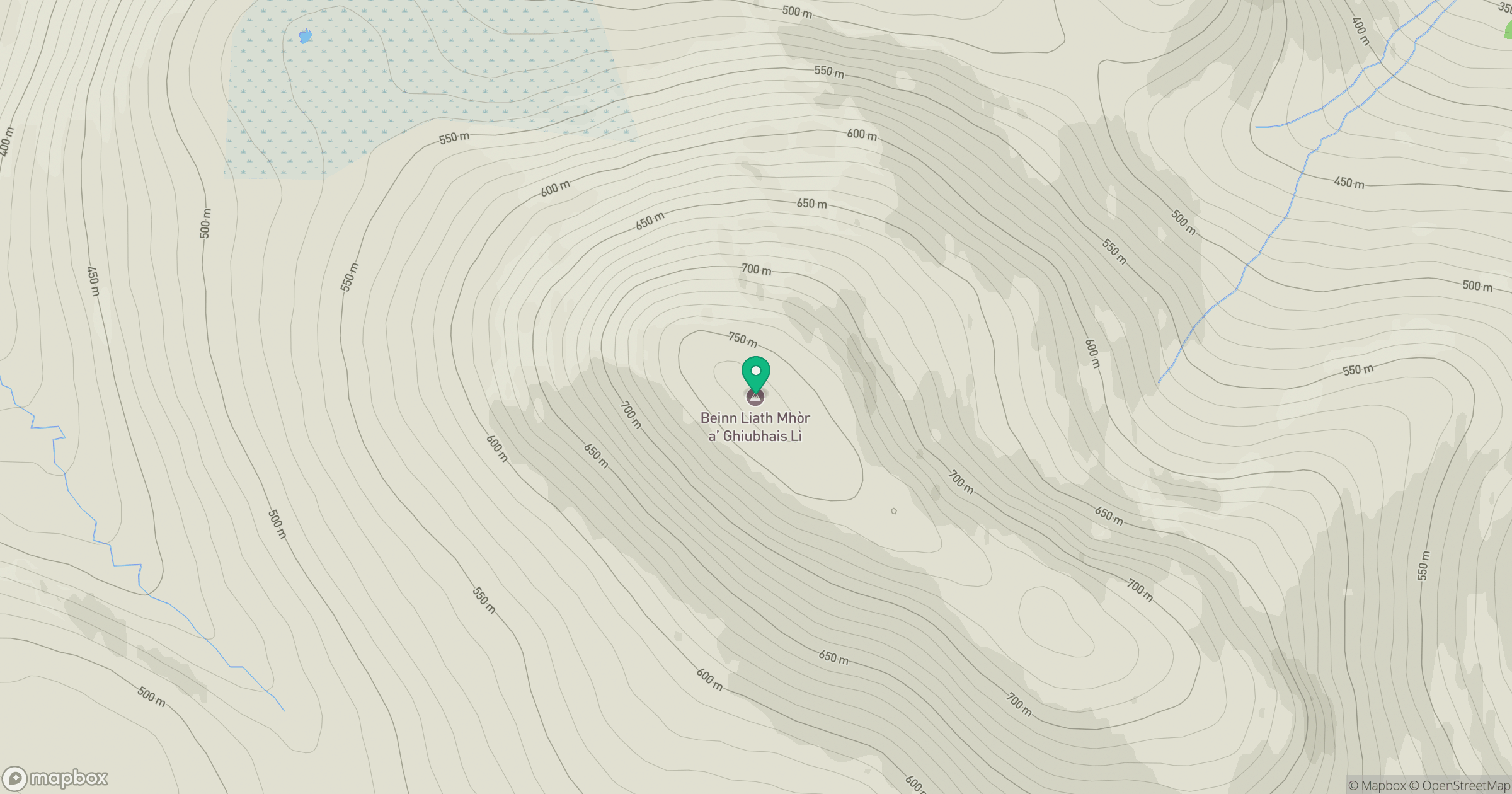 Beinn Liath Mhor a' Ghiubhais Li [Beinn Liath Mhor a' Ghiuthais] location map