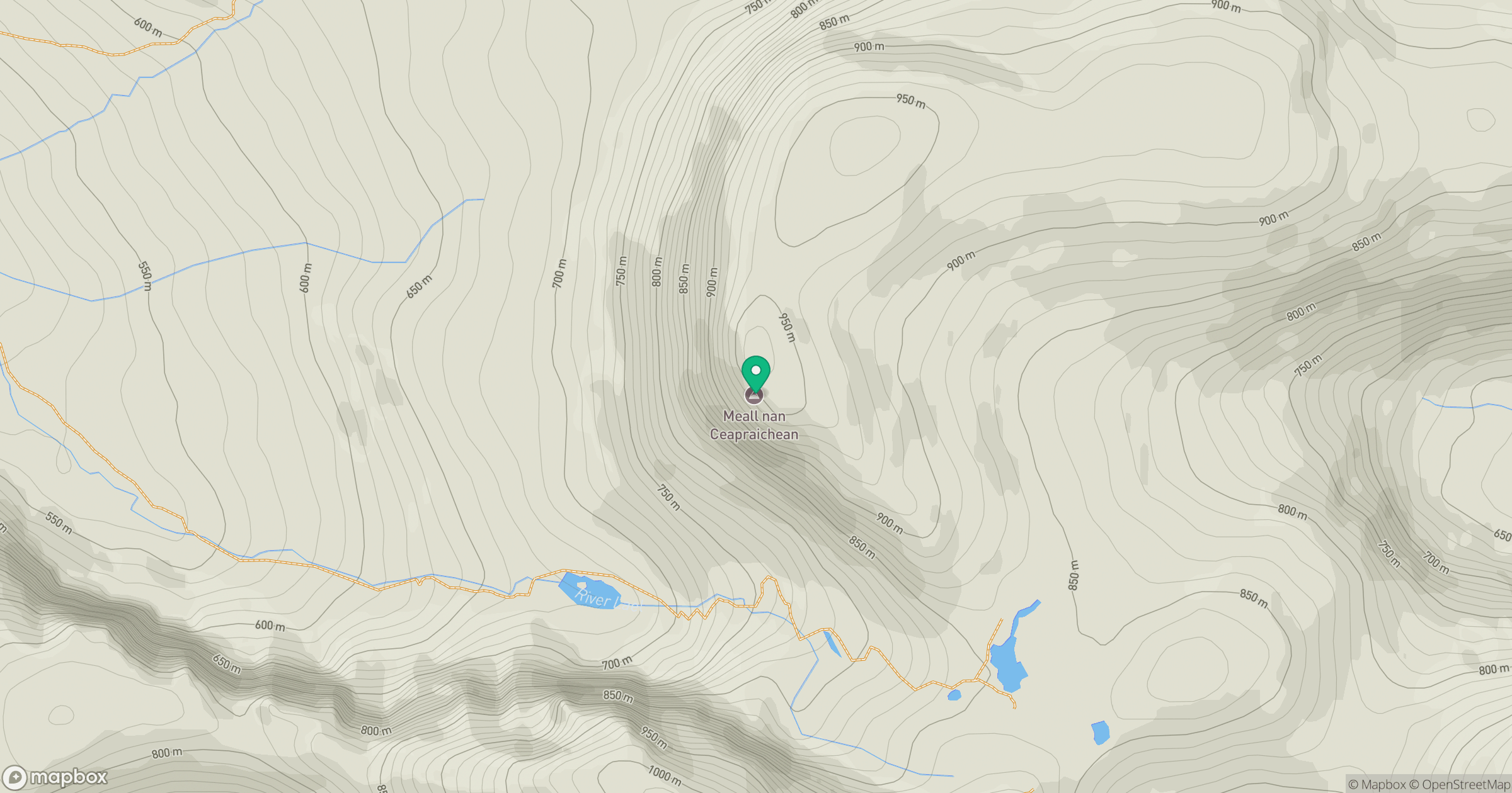 Meall nan Ceapraichean location map