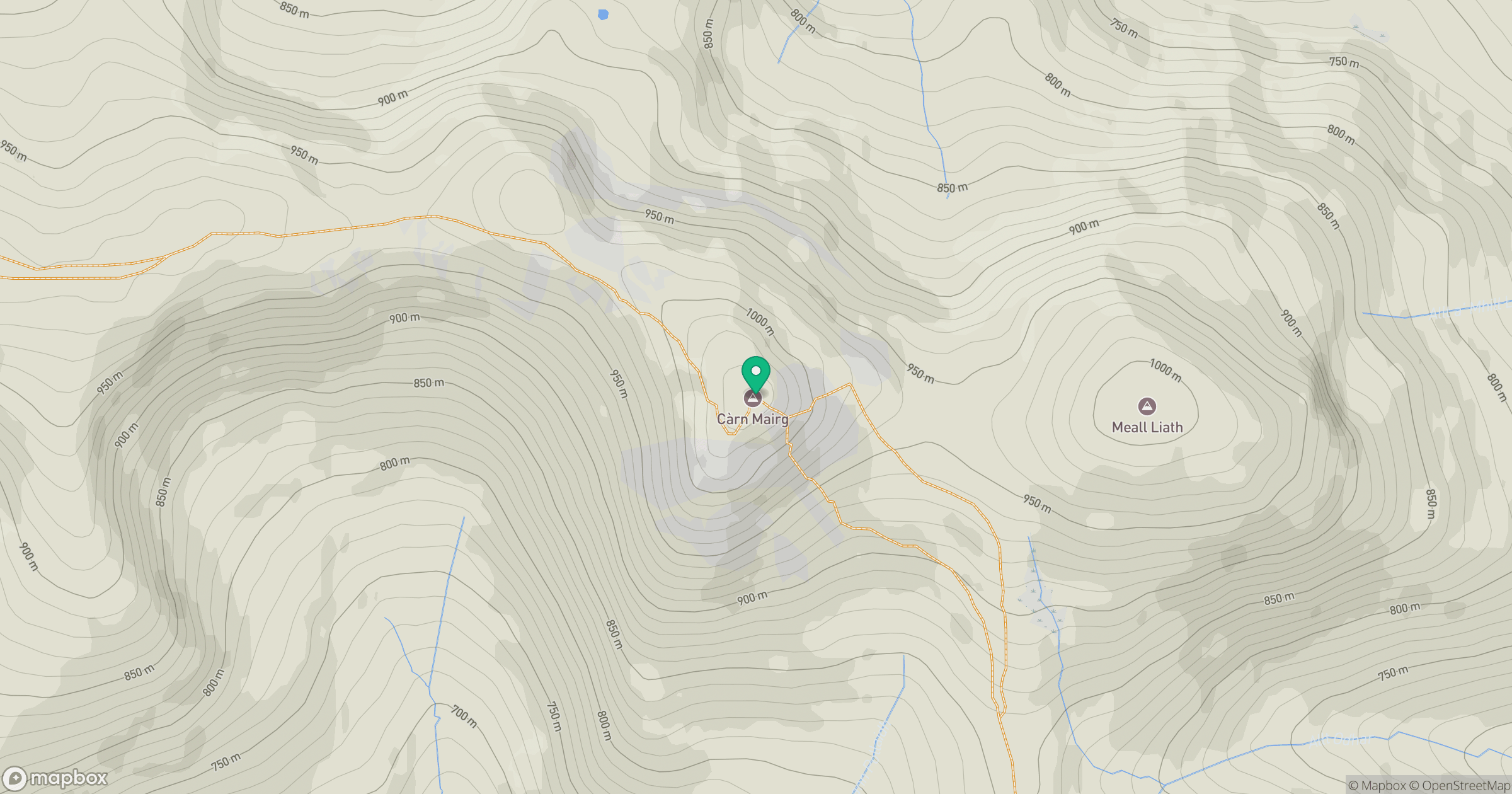 Carn Mairg location map