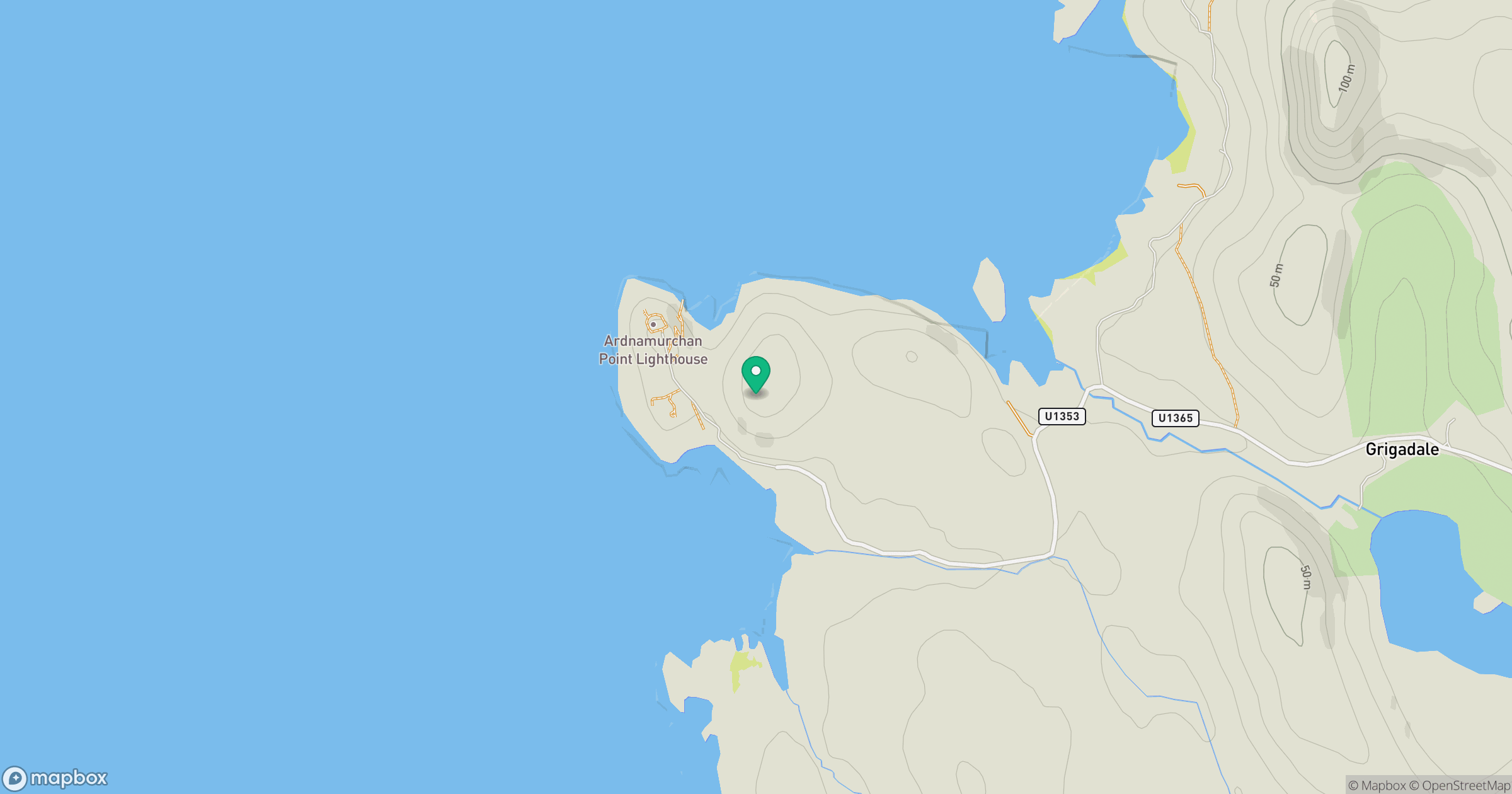 Point of Ardnamurchan location map