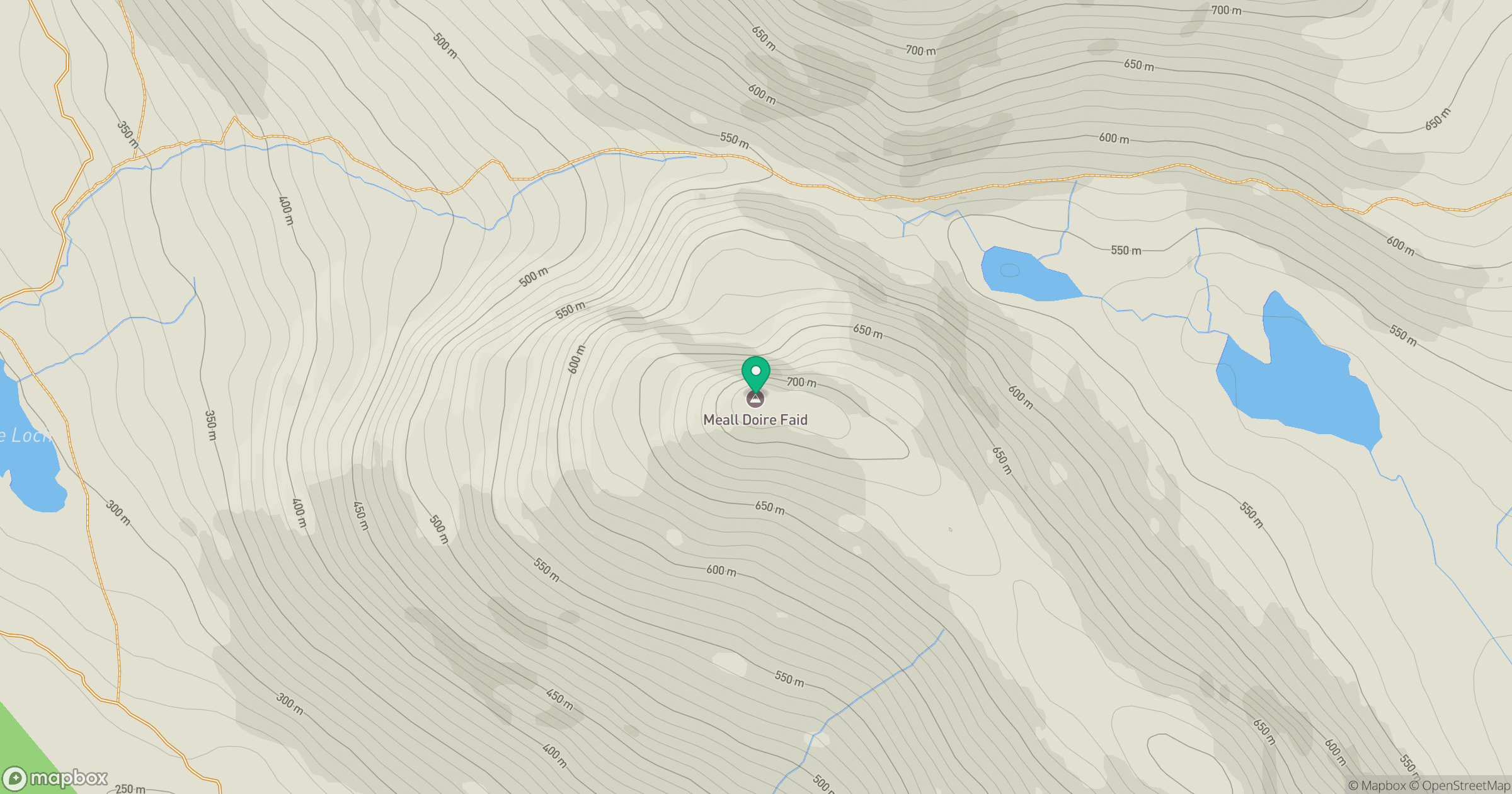 Meall Doire Faid location map