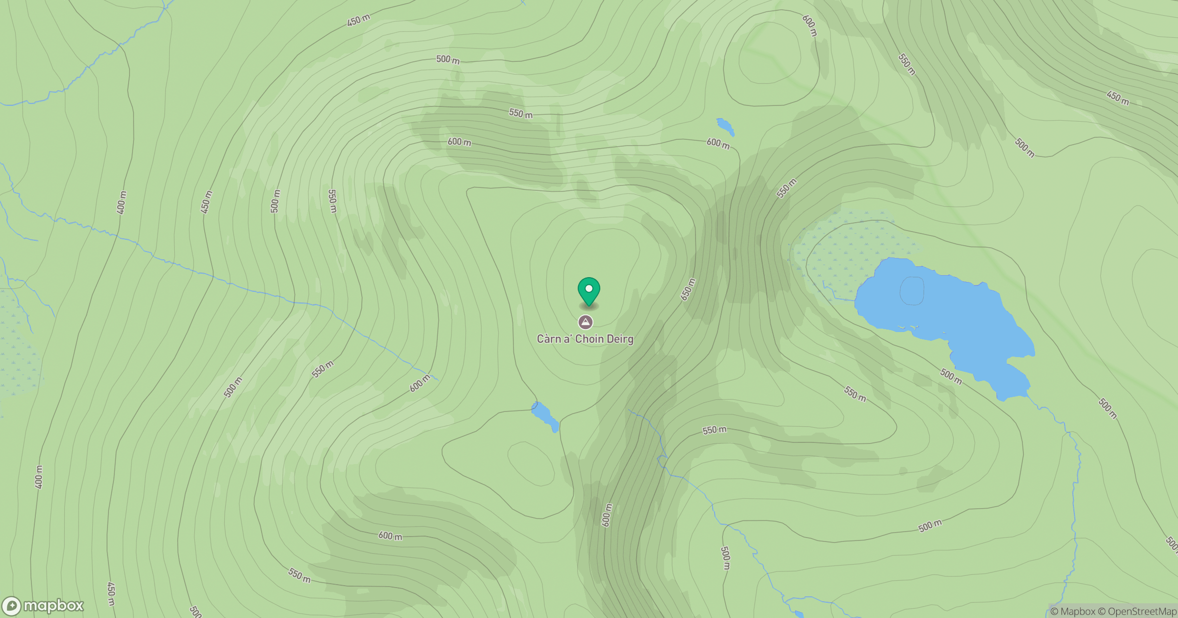 Carn a' Choin Deirg location map