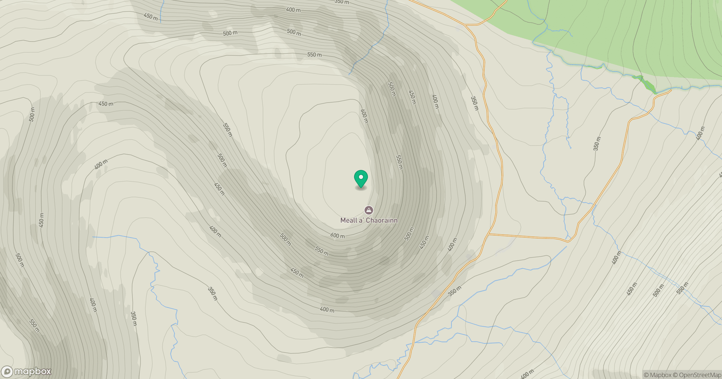 Meall a' Chaorainn location map