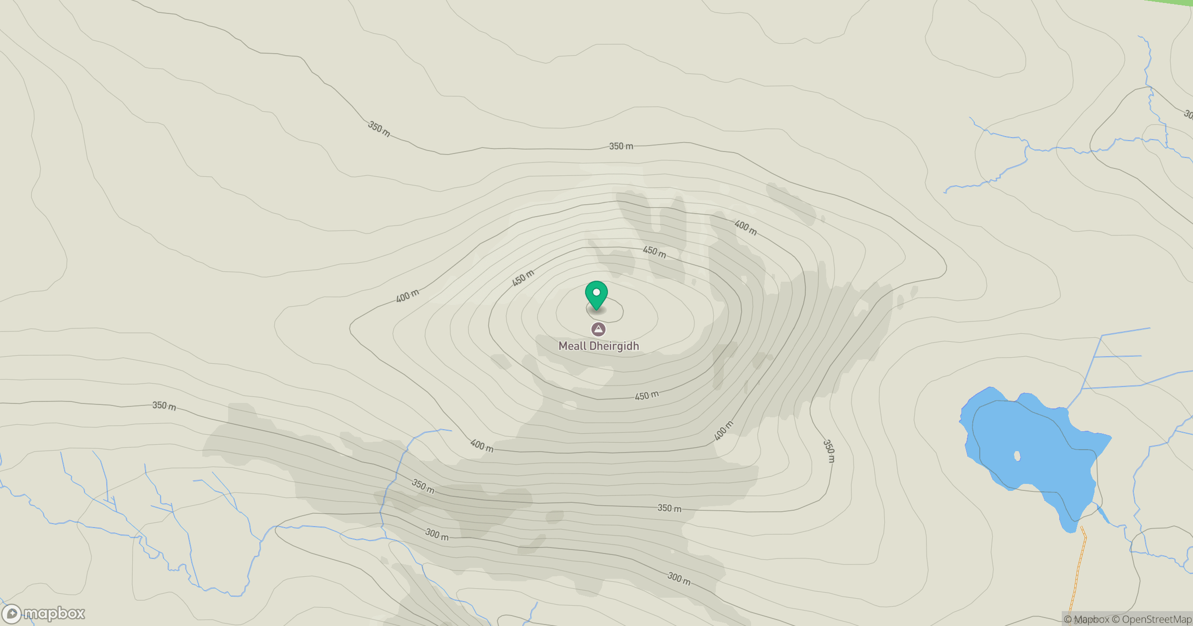 Meall Dheirgidh location map