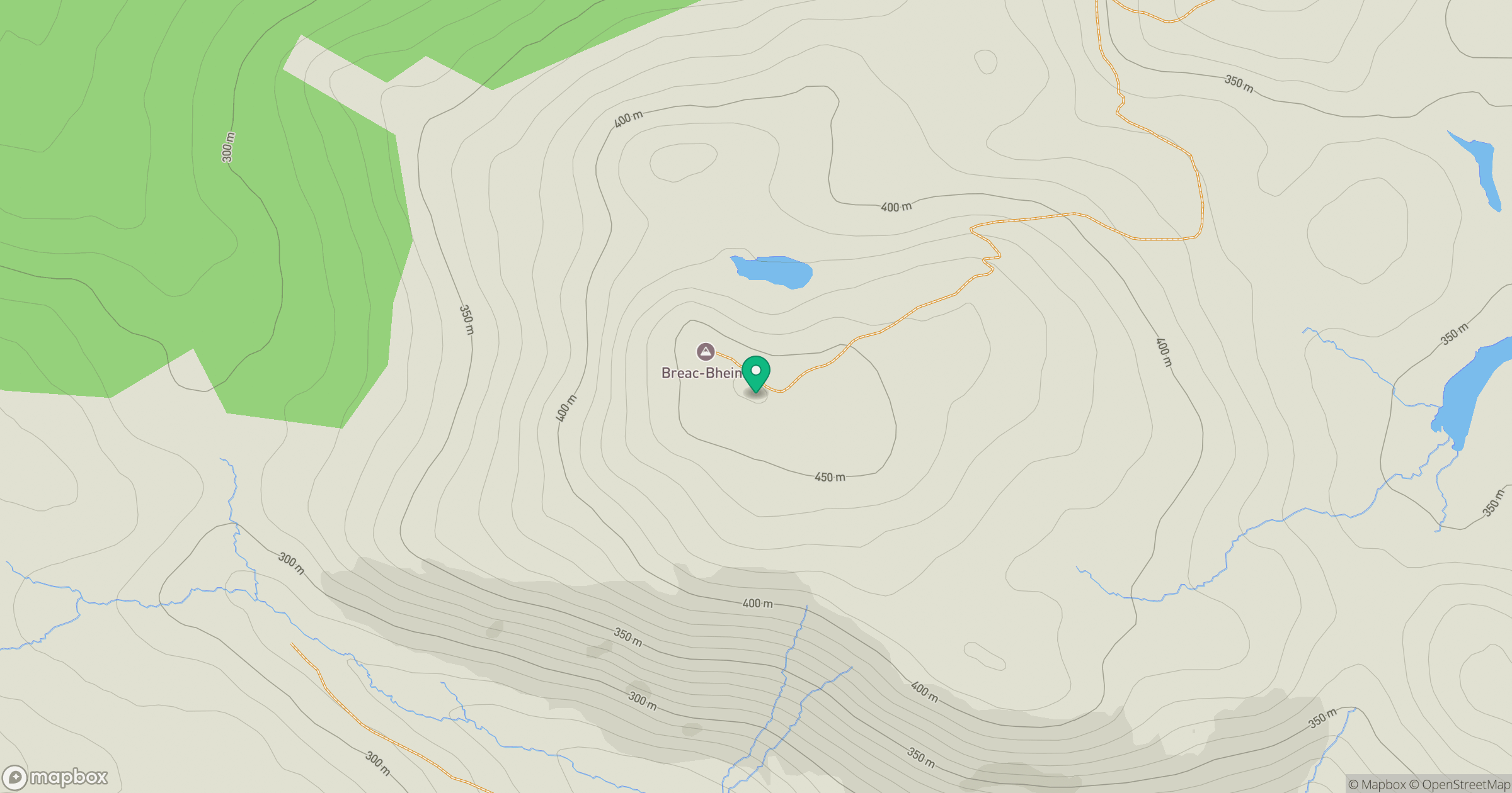 Breac-Bheinn location map