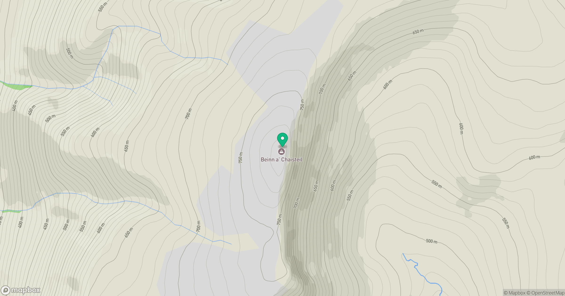 Beinn a' Chaisteil location map