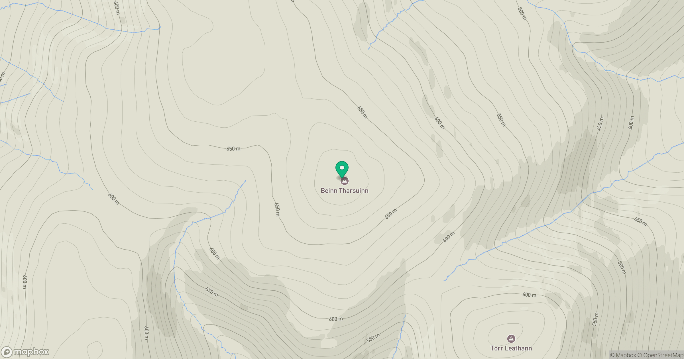 Beinn Tharsuinn location map