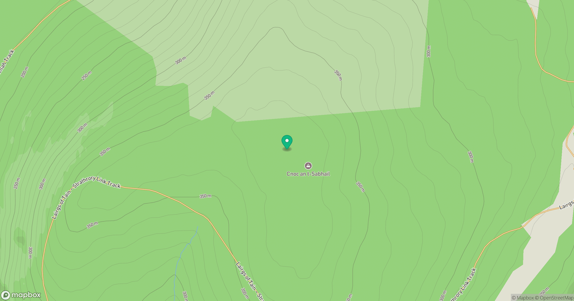 Cnoc an t-Sabhail location map
