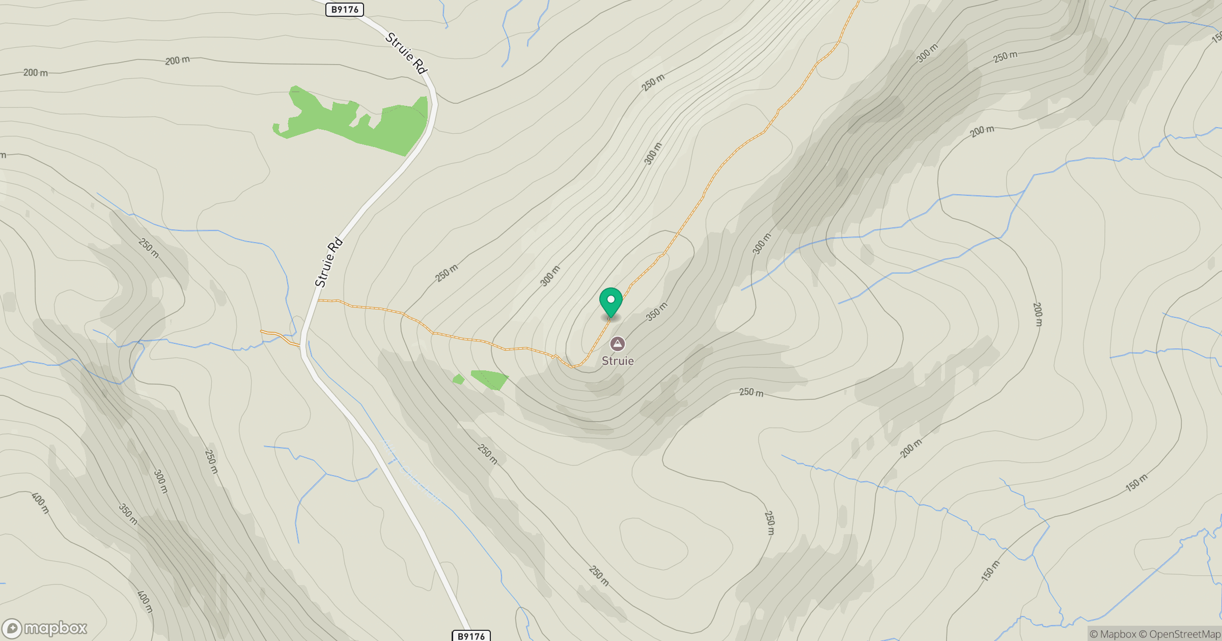 Struie location map