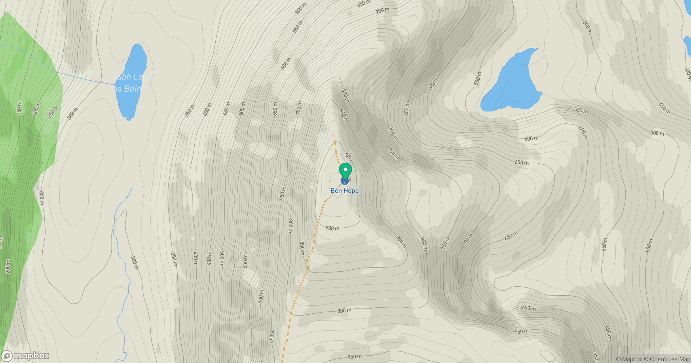 Ben Hope location map
