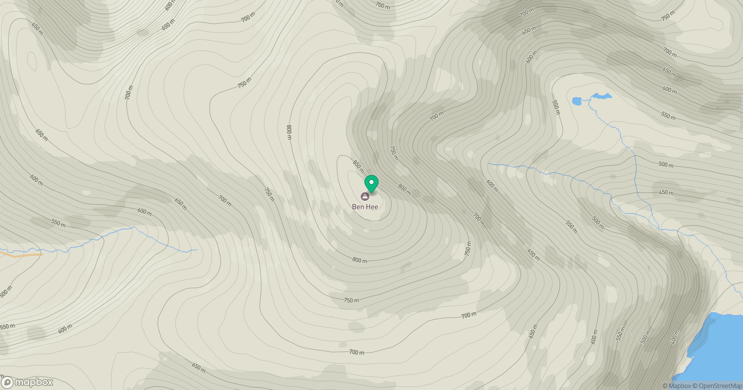 Ben Hee location map