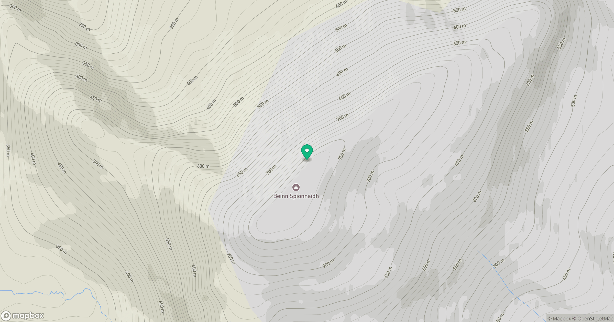 Beinn Spionnaidh location map