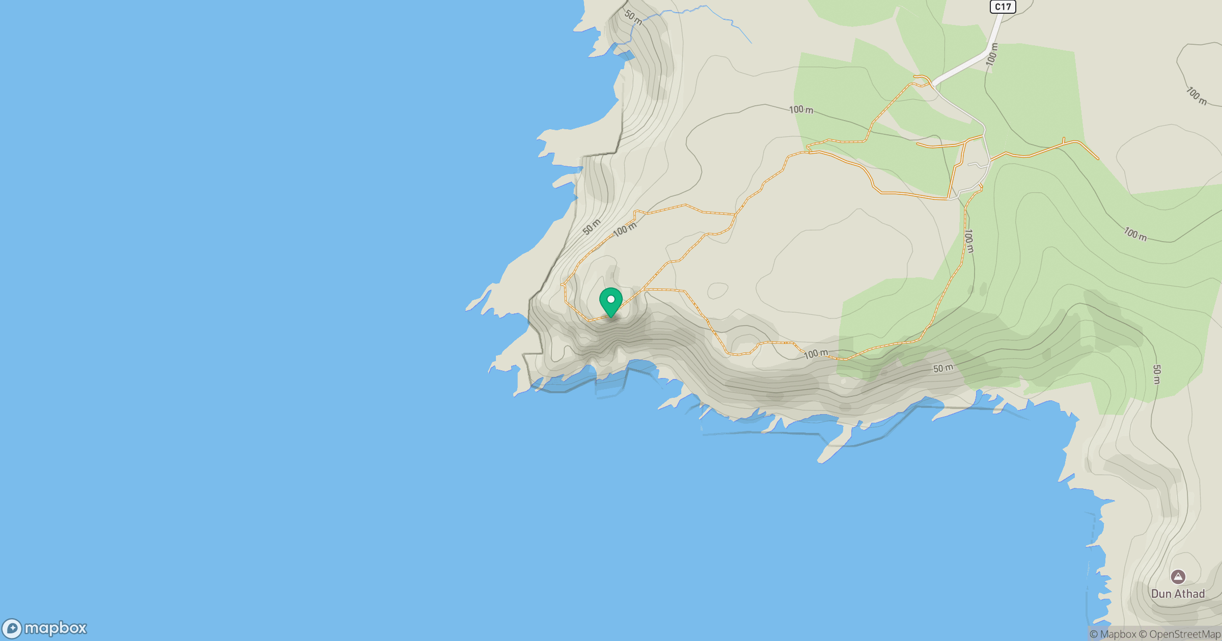 Mull of Oa location map