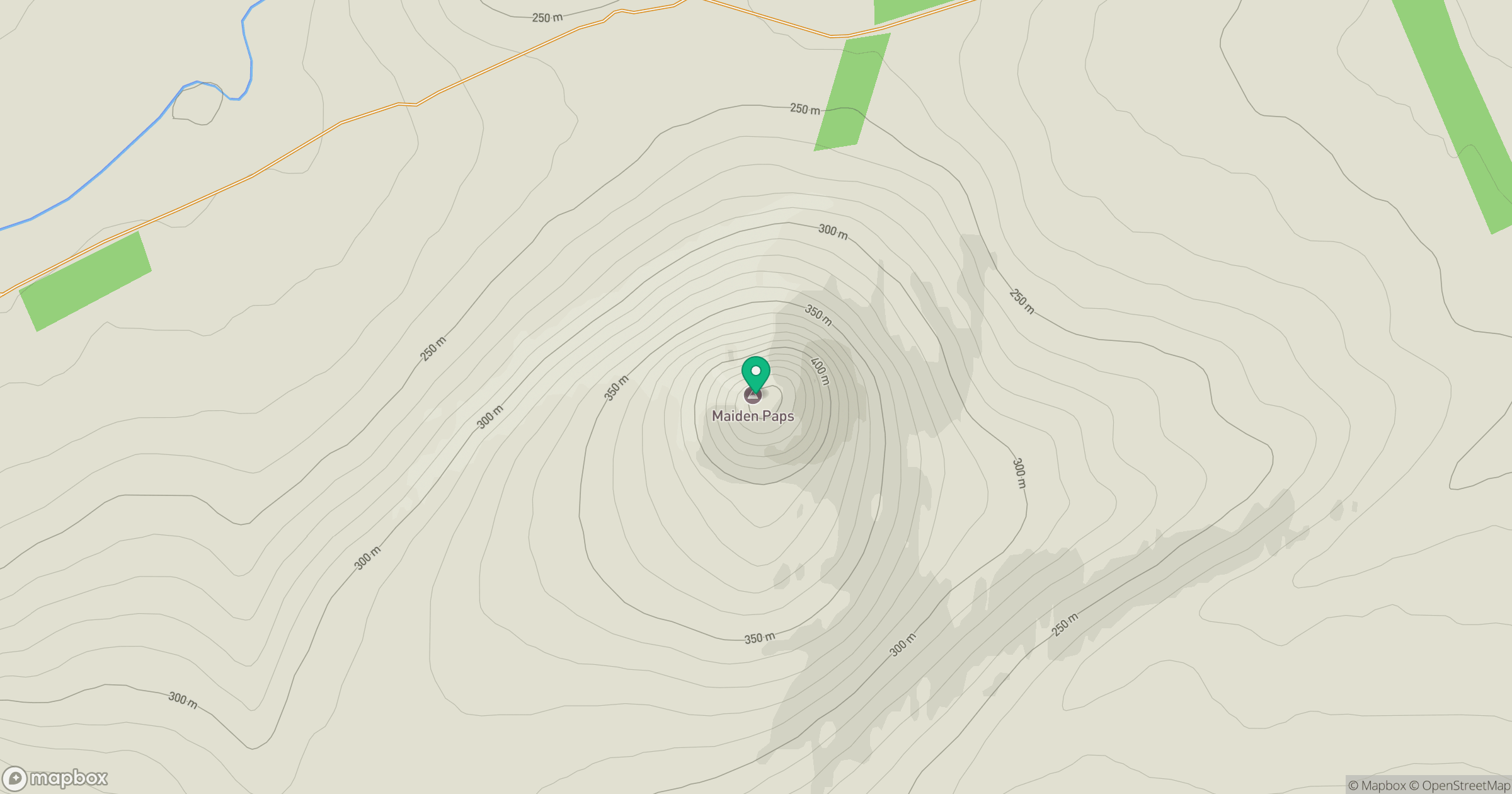 Maiden Pap location map