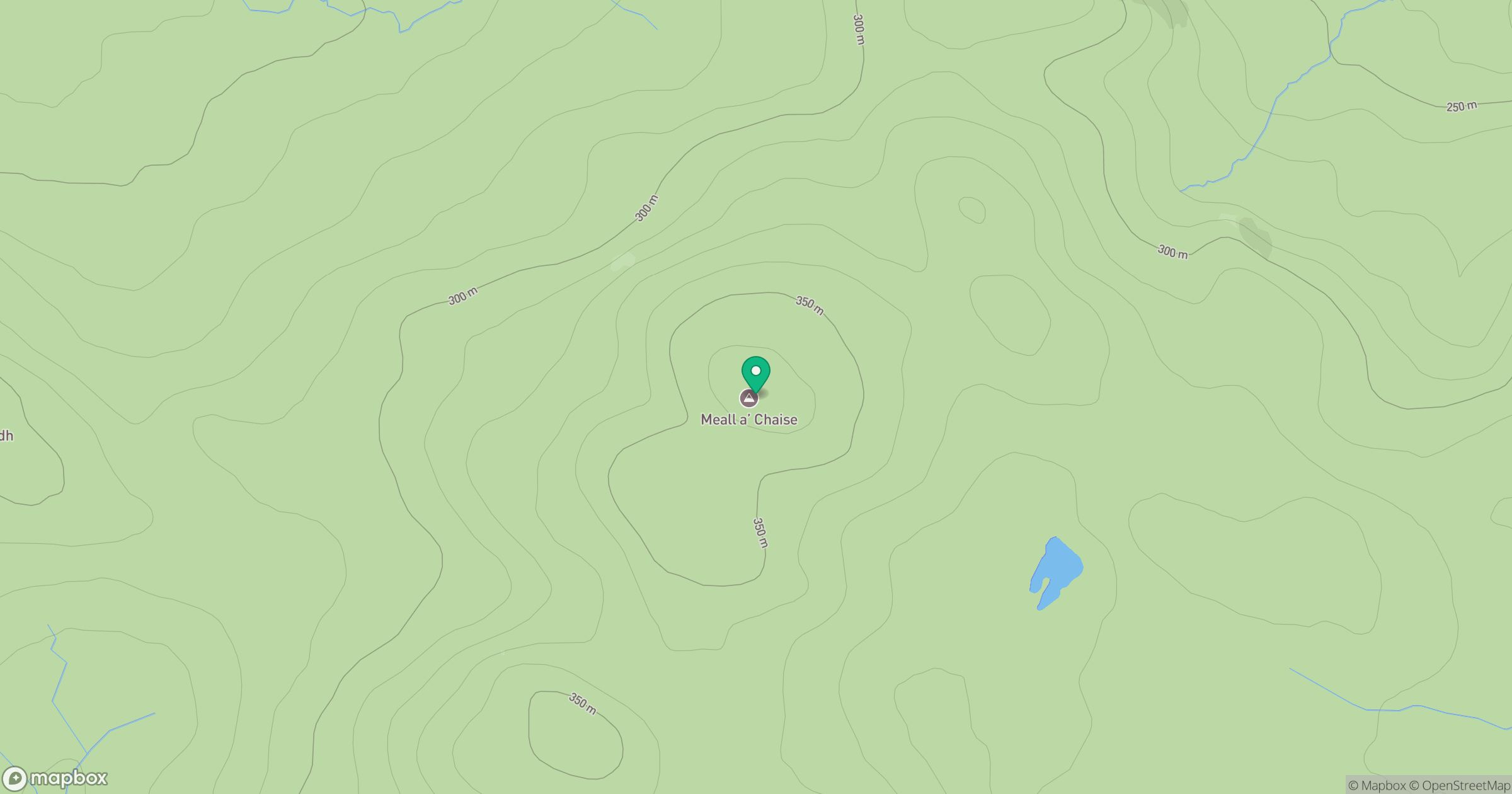 Meall a' Chaise location map
