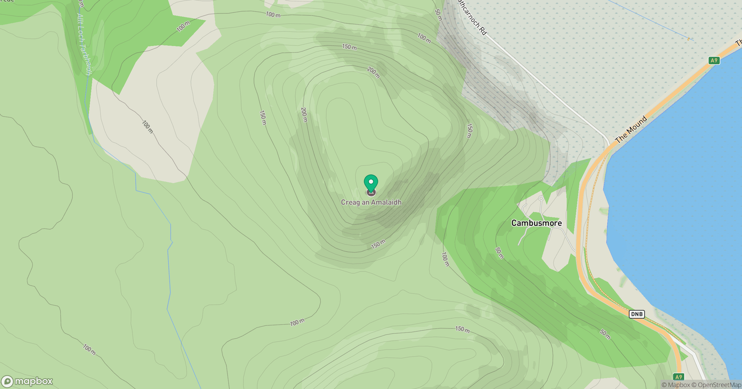Creag an Amalaidh location map
