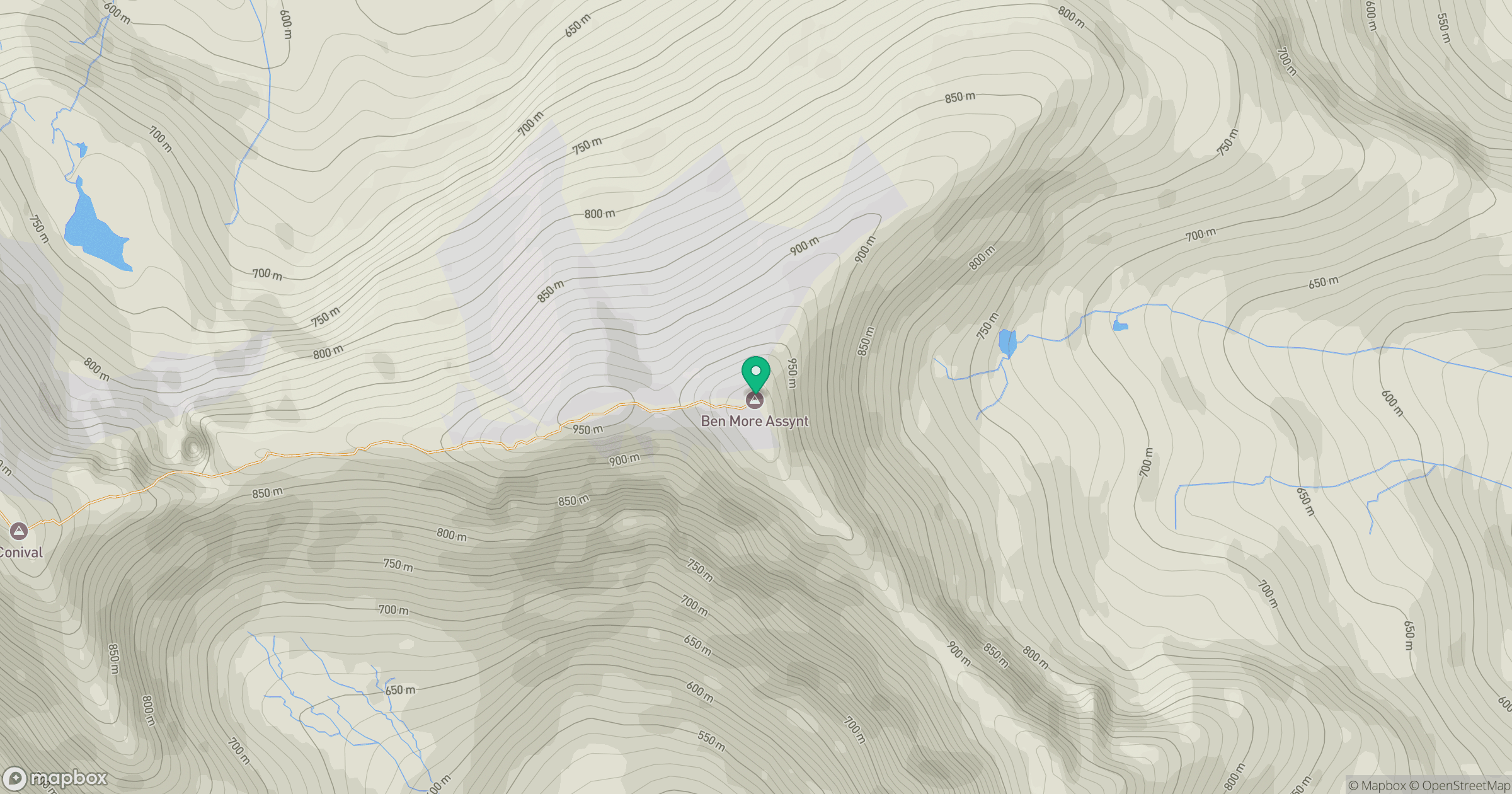 Ben More Assynt location map