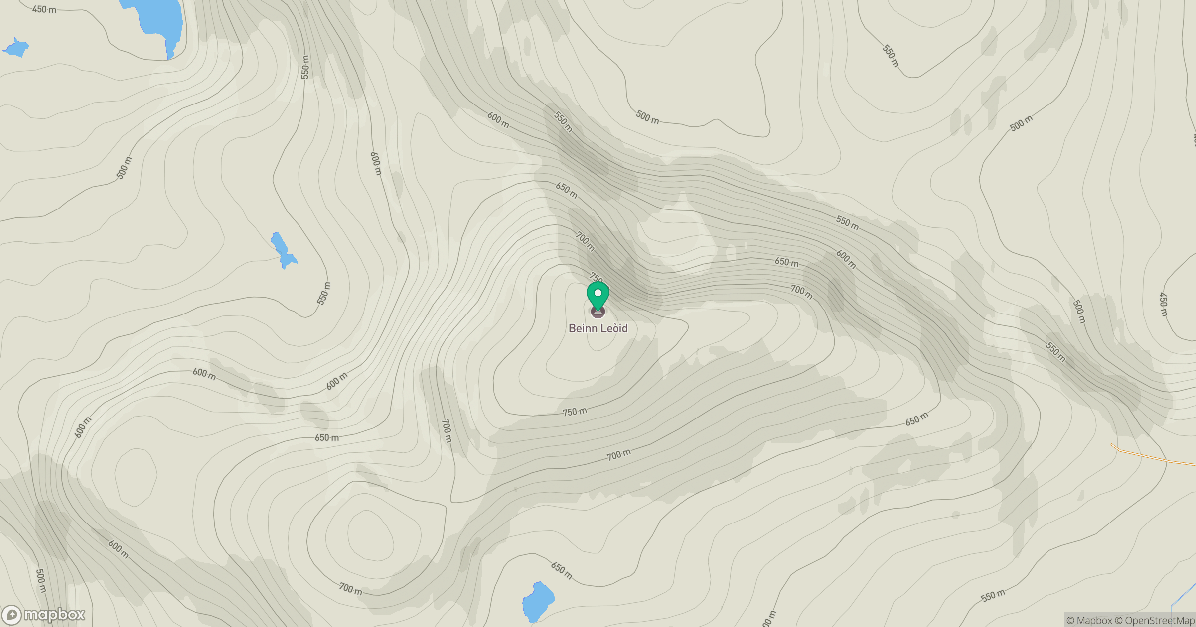 Beinn Leoid location map