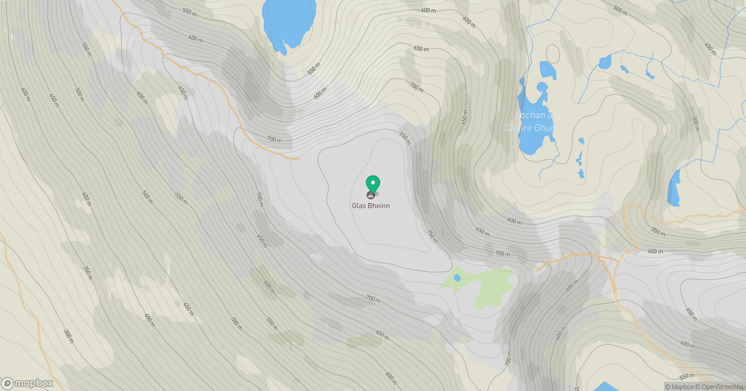 Glas Bheinn location map