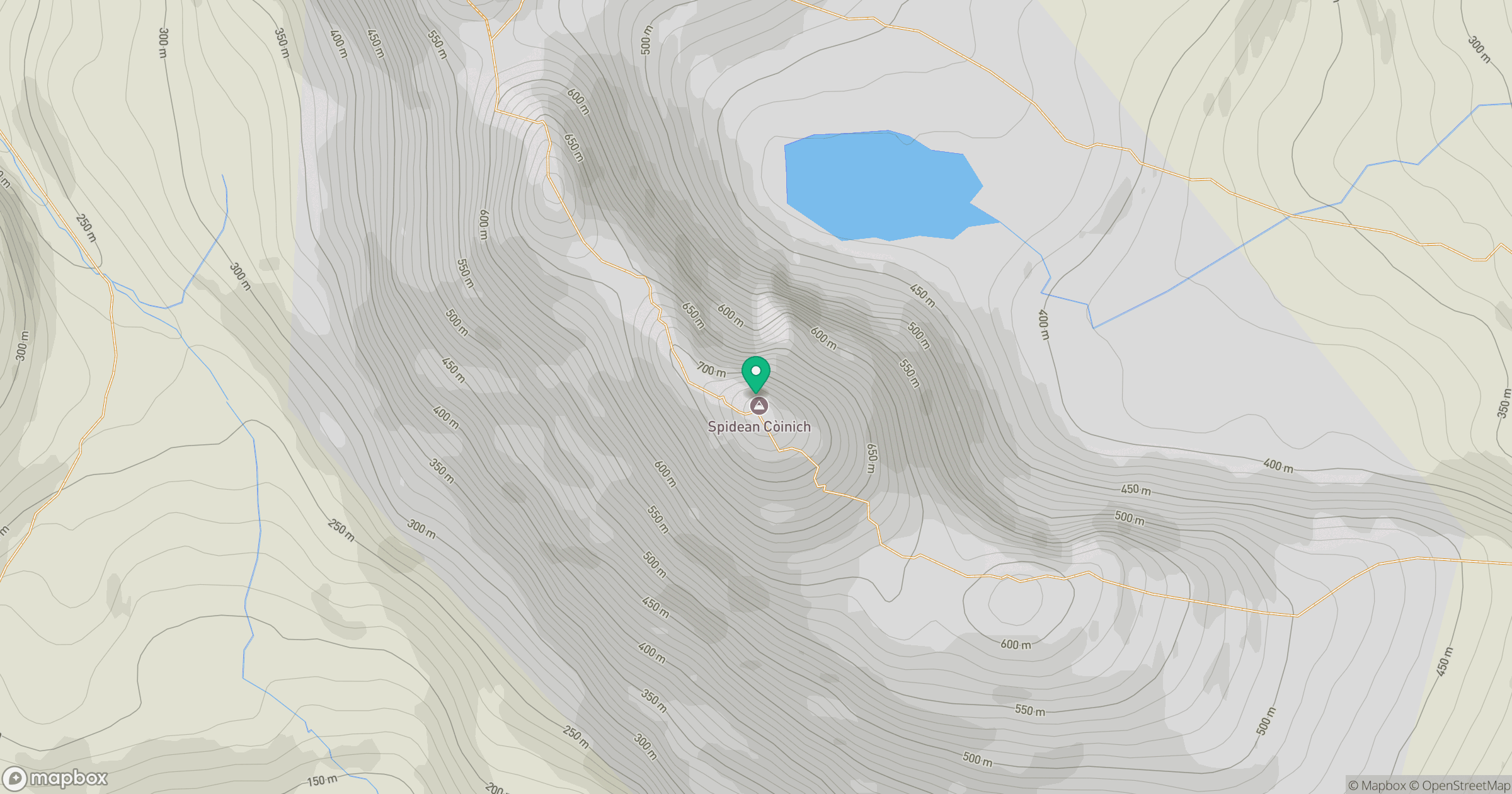 Quinag - Spidean Coinich location map