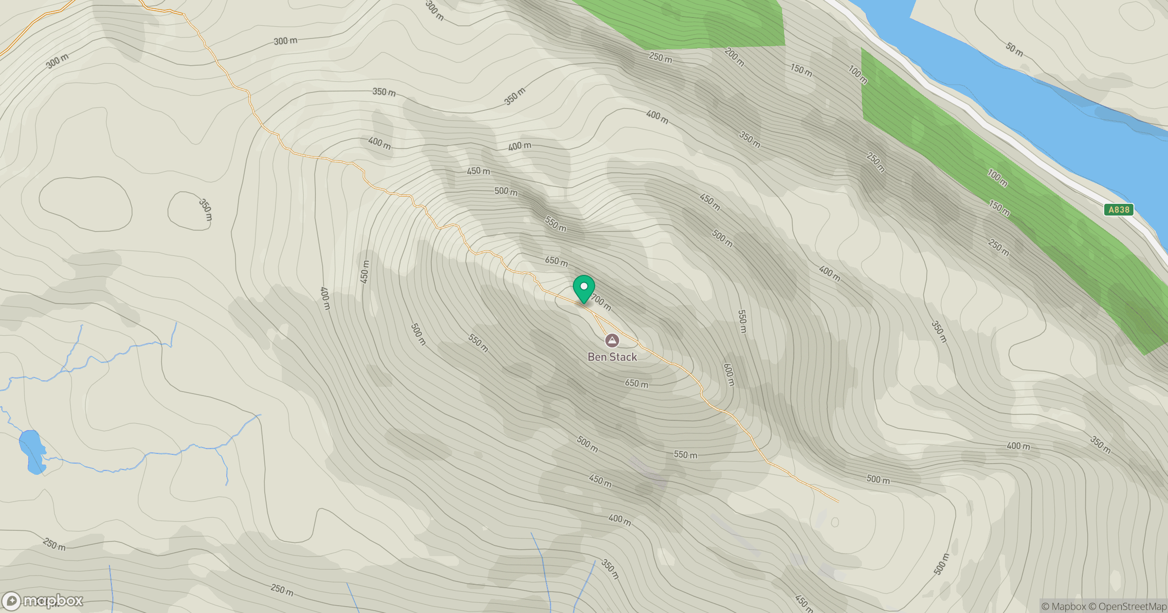 Ben Stack location map