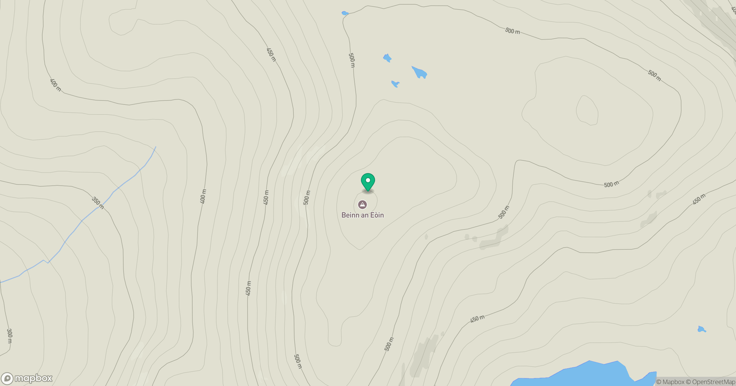Beinn an Eoin location map