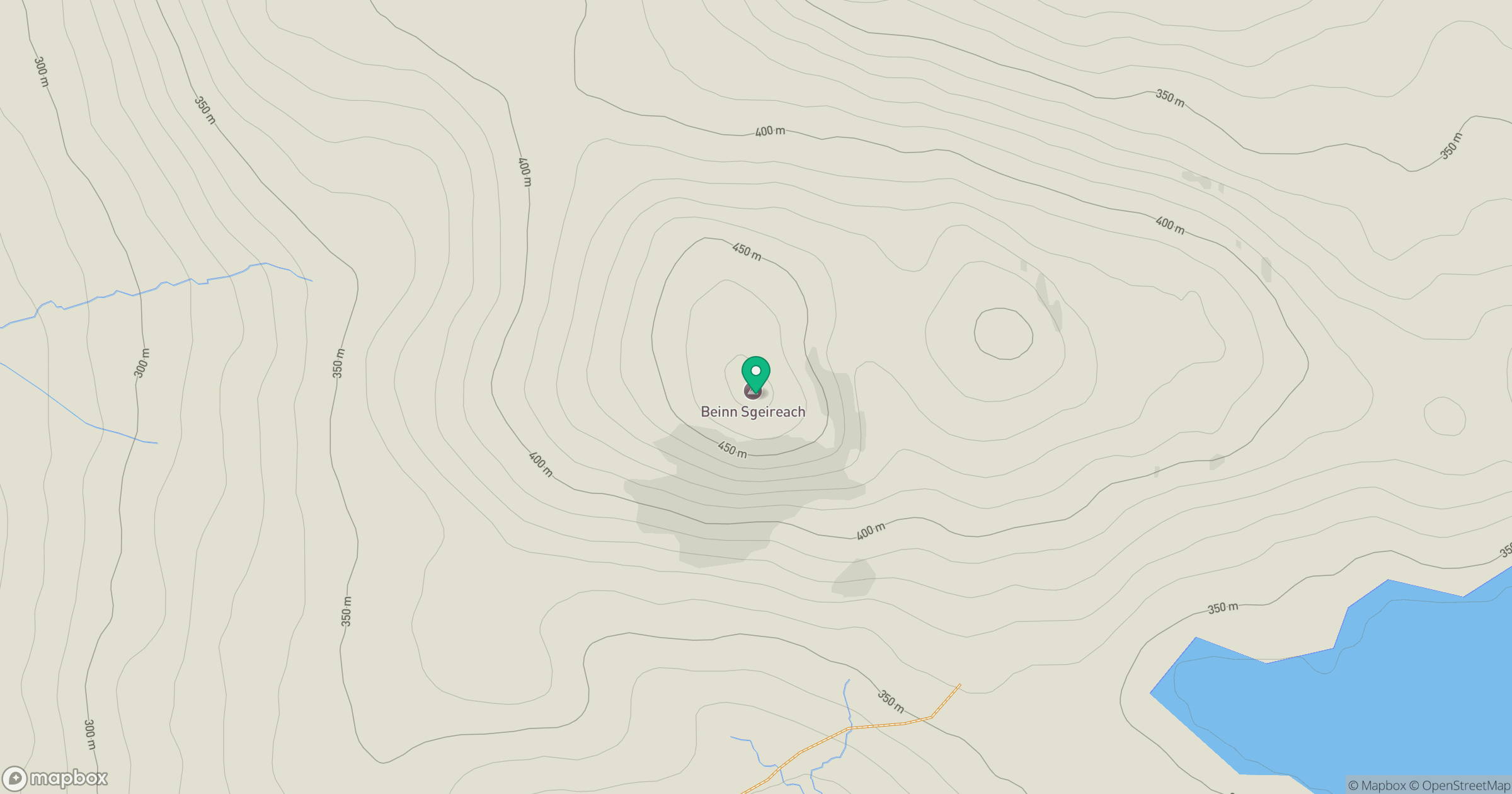 Beinn Sgeireach location map