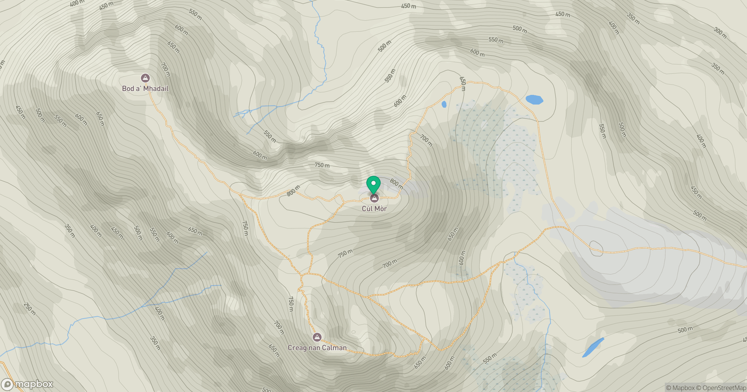 Cul Mor location map