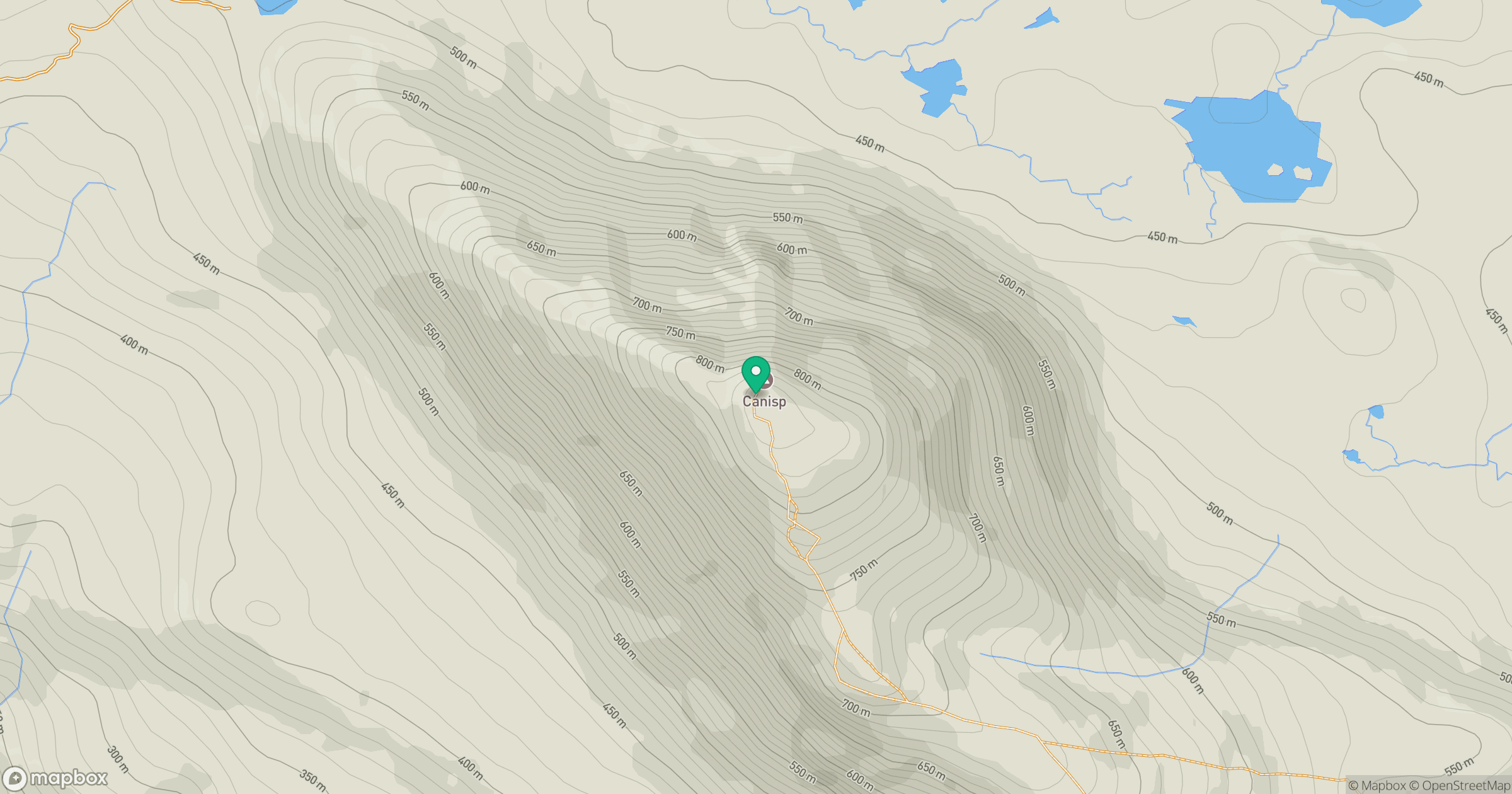 Canisp location map