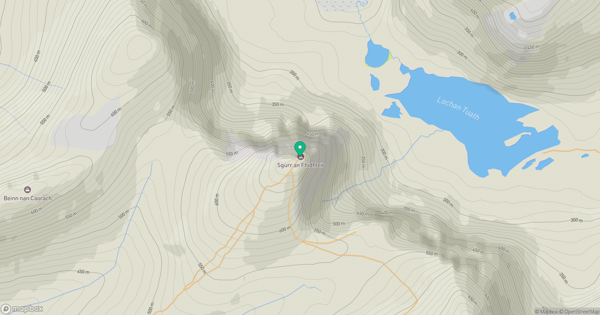 Sgurr an Fhidhleir location map