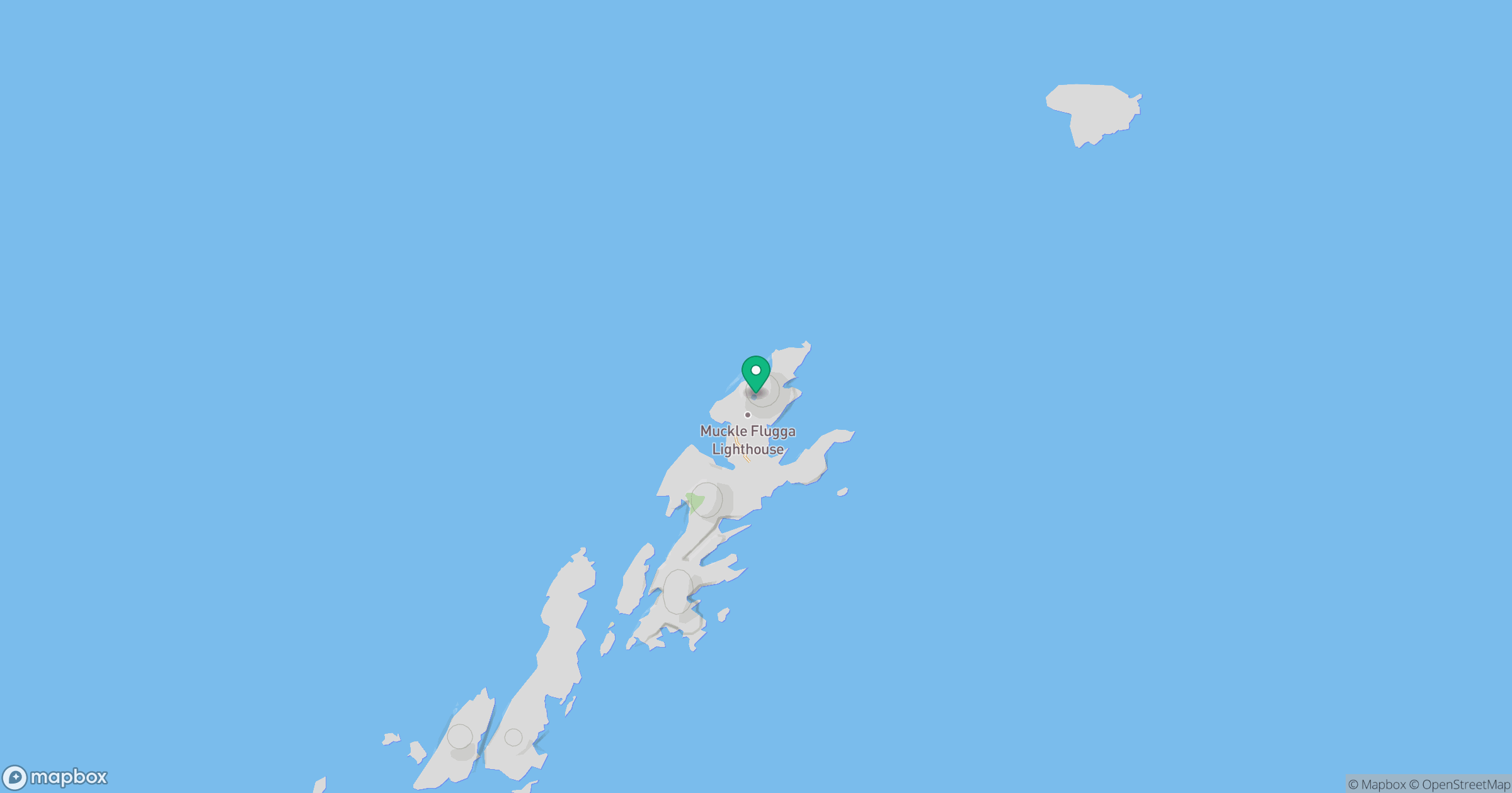 Muckle Flugga location map
