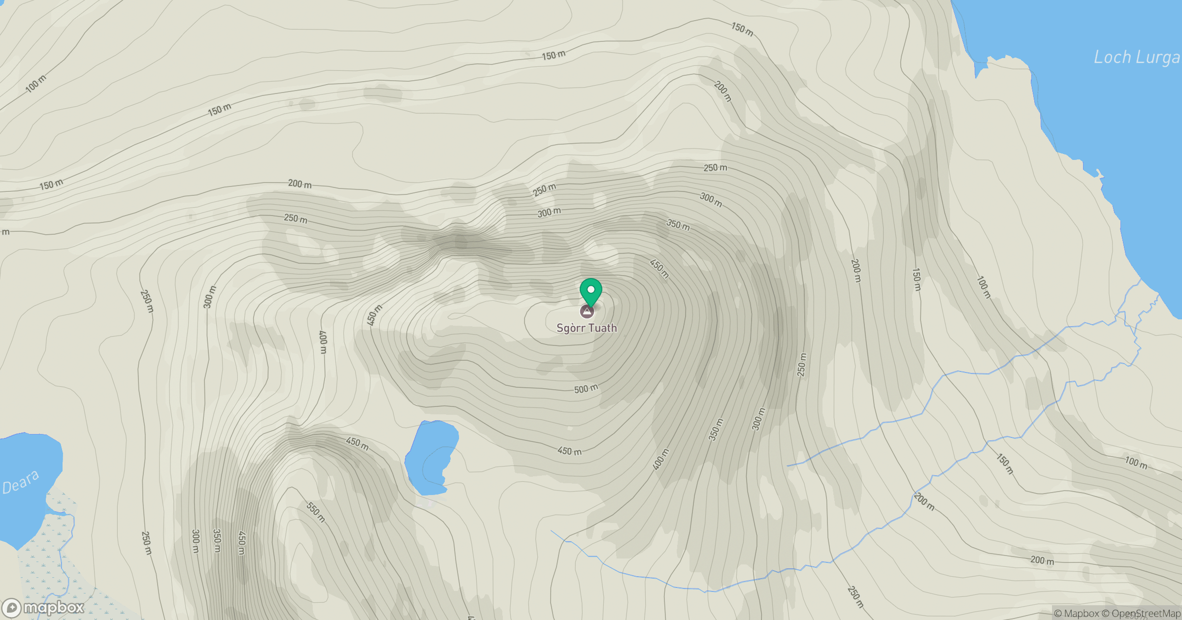 Sgorr Tuath location map